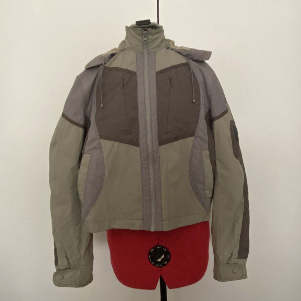 Hyein Seo Hyein Seo Grey Panelled Jacket Size US S / EU 44-46 / 1 - 1 Thumbnail