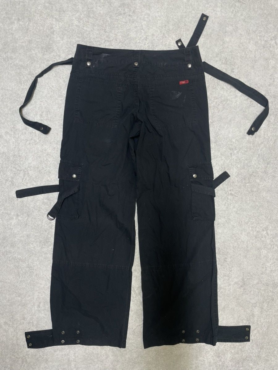If Six Was Nine × Japanese Brand × Le Grande Bleu (L.G.B.) Avant-gard Y2K Style Opium Ribbon Pants LGB Vintage Size US 38 / EU 54 - 11 Thumbnail
