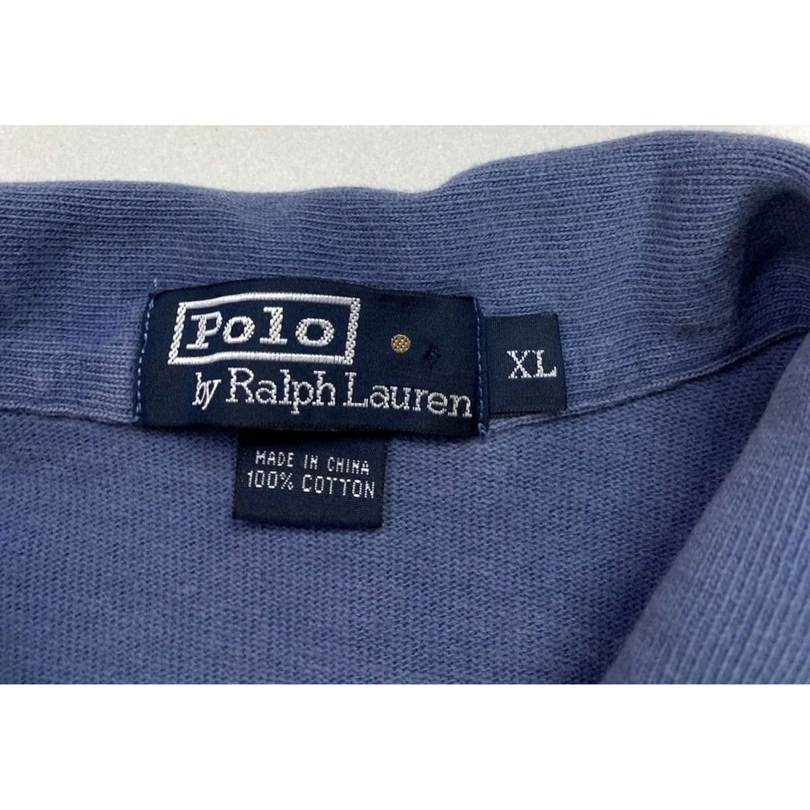 Polo Ralph Lauren Polo Ralph Lauren Sweater 1/4 Zip Collared XL Blue Logo Spellout Men Shirt/Top/ Jumper Size US XL / EU 56 / 4 - 6 Thumbnail