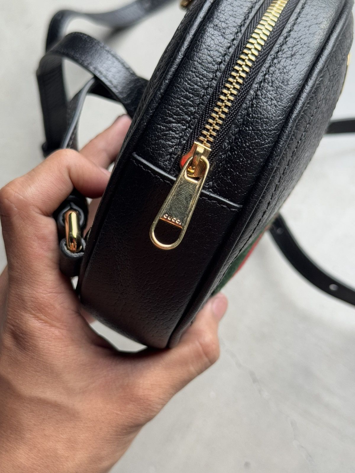 Gucci Gucci Black Ophidia Mini Backpack Size ONE SIZE - 8 Thumbnail
