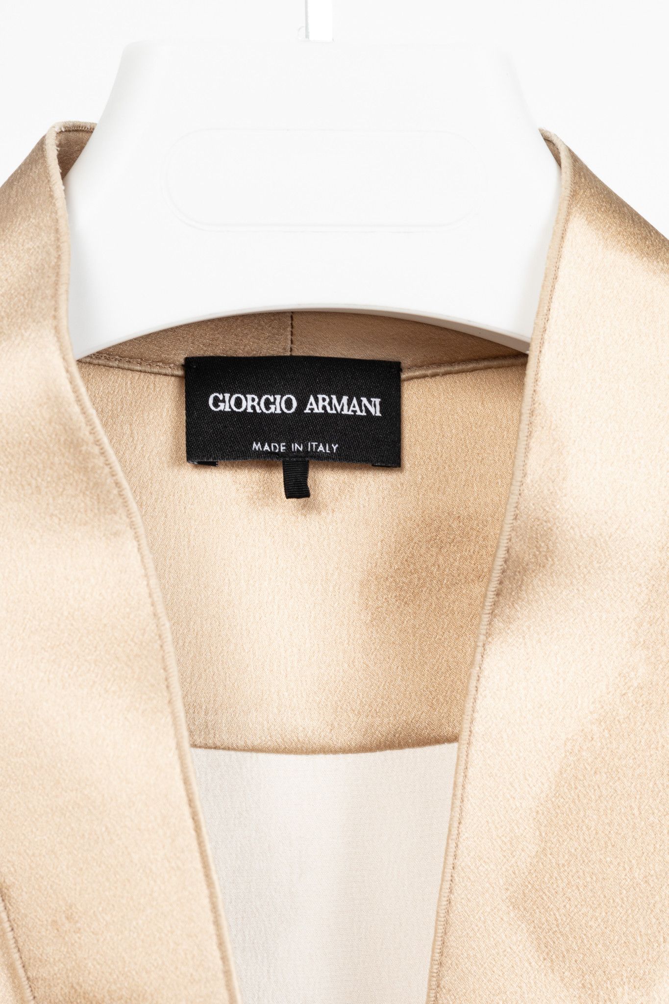Giorgio Armani Giorgio Armani AW24 Gold Leopard Silk Long-Sleeve Shirt Size XL / US 12-14 / IT 48-50 - 4 Thumbnail