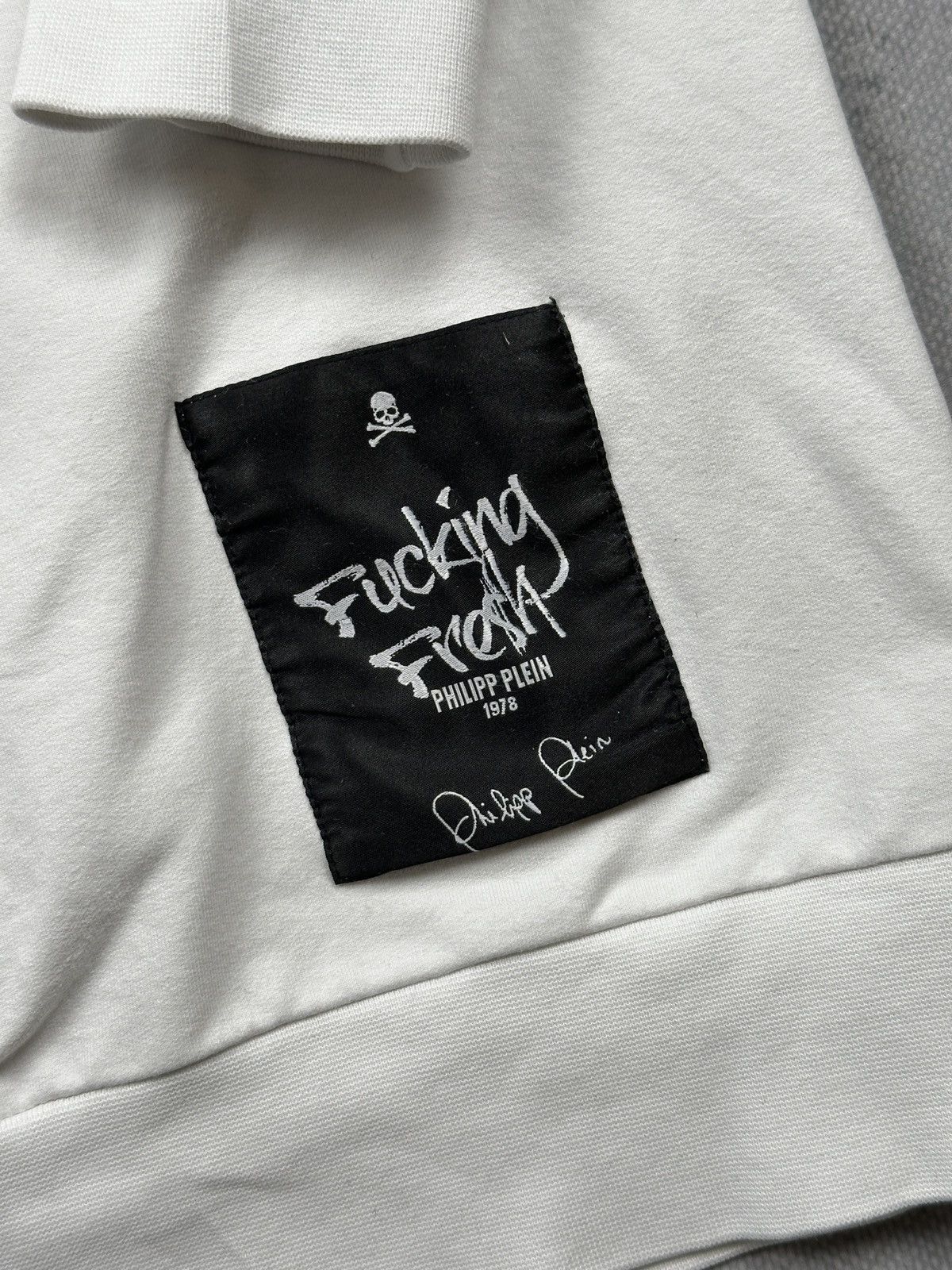 Philipp Plein Philipp Plein Couture White Skull Hoodie Longline Graphic Size US S / EU 44-46 / 1 - 10 Thumbnail