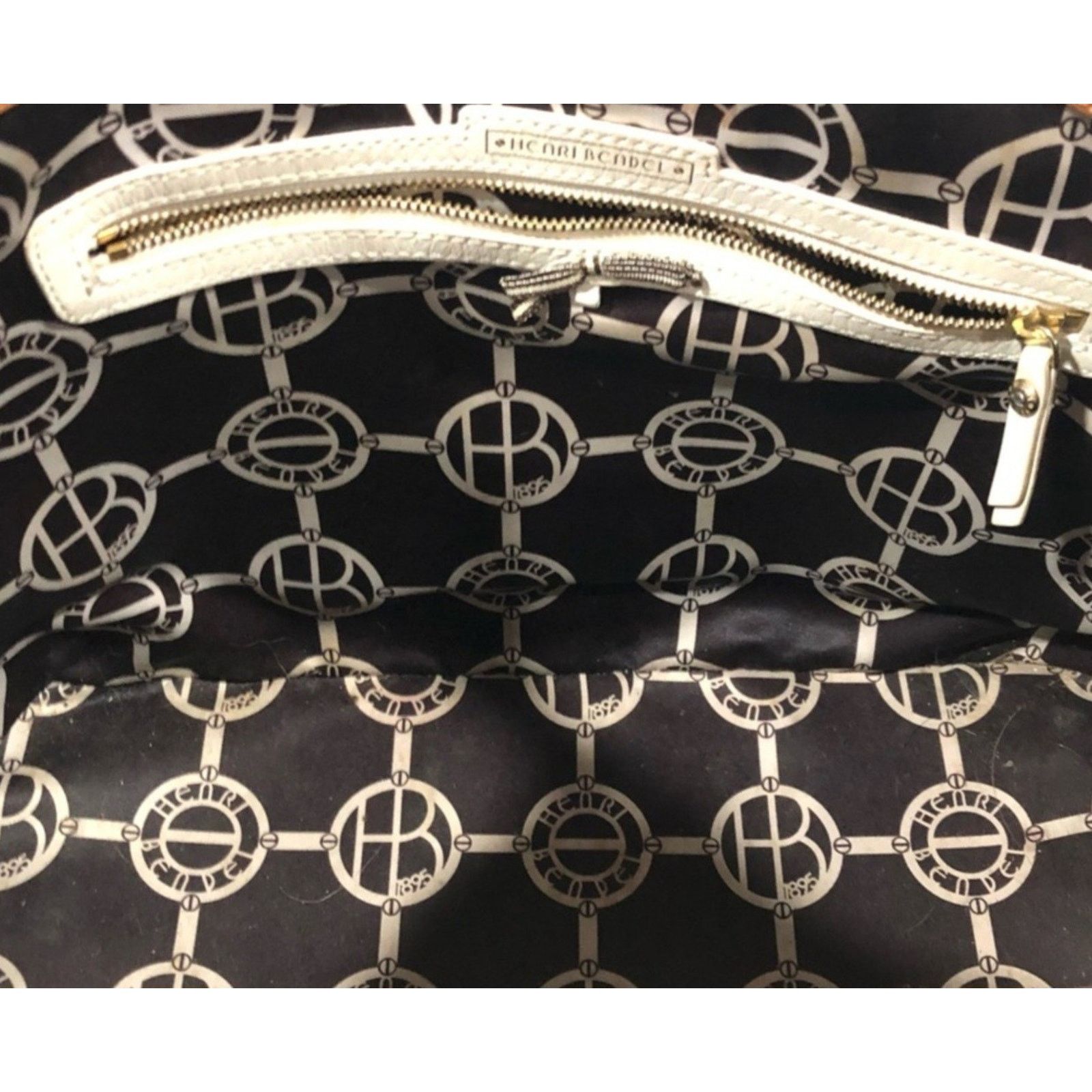 Henri Bendel Henri Bendel Signature Logo striped shoulder Handbag Size ONE SIZE - 11 Thumbnail