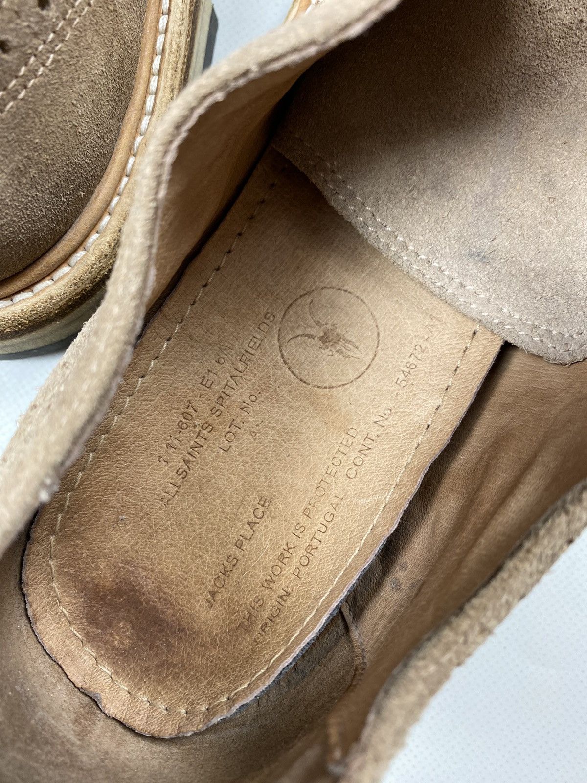 Allsaints Allsaints men’s suede brogue shoes size 43 / US 10 Size US 10 / EU 43 - 21 Thumbnail
