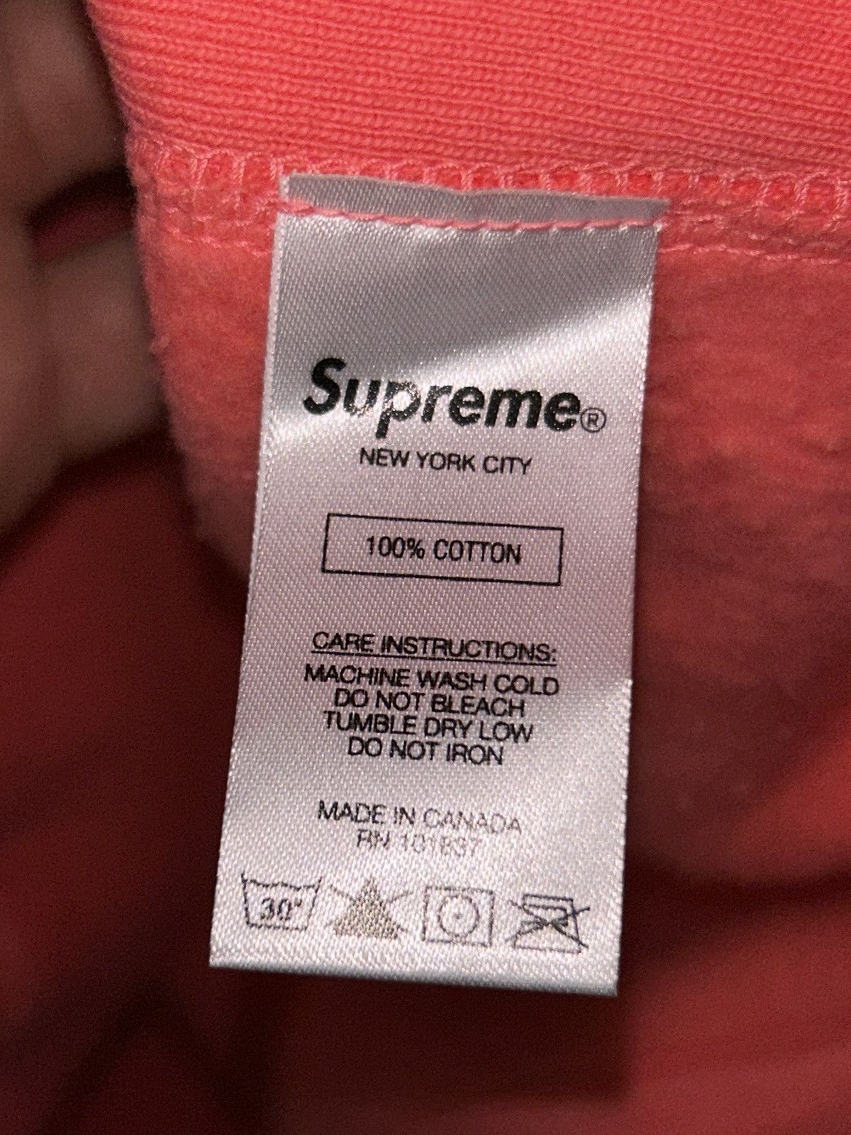 Supreme Supreme Icy Arc Hooded Sweatshirt Bright Coral Medium NEW Size US M / EU 48-50 / 2 - 8 Thumbnail