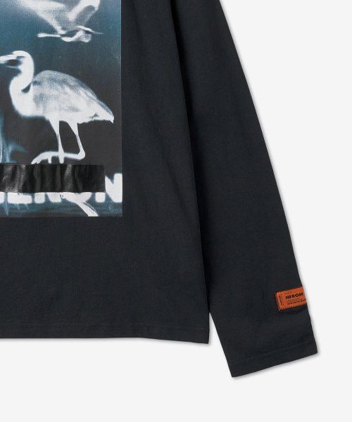 Heron Preston o1b1xh1ea1223 Censored Heron Long-Sleeve Tee in Black Size US M / EU 48-50 / 2 - 3 Thumbnail