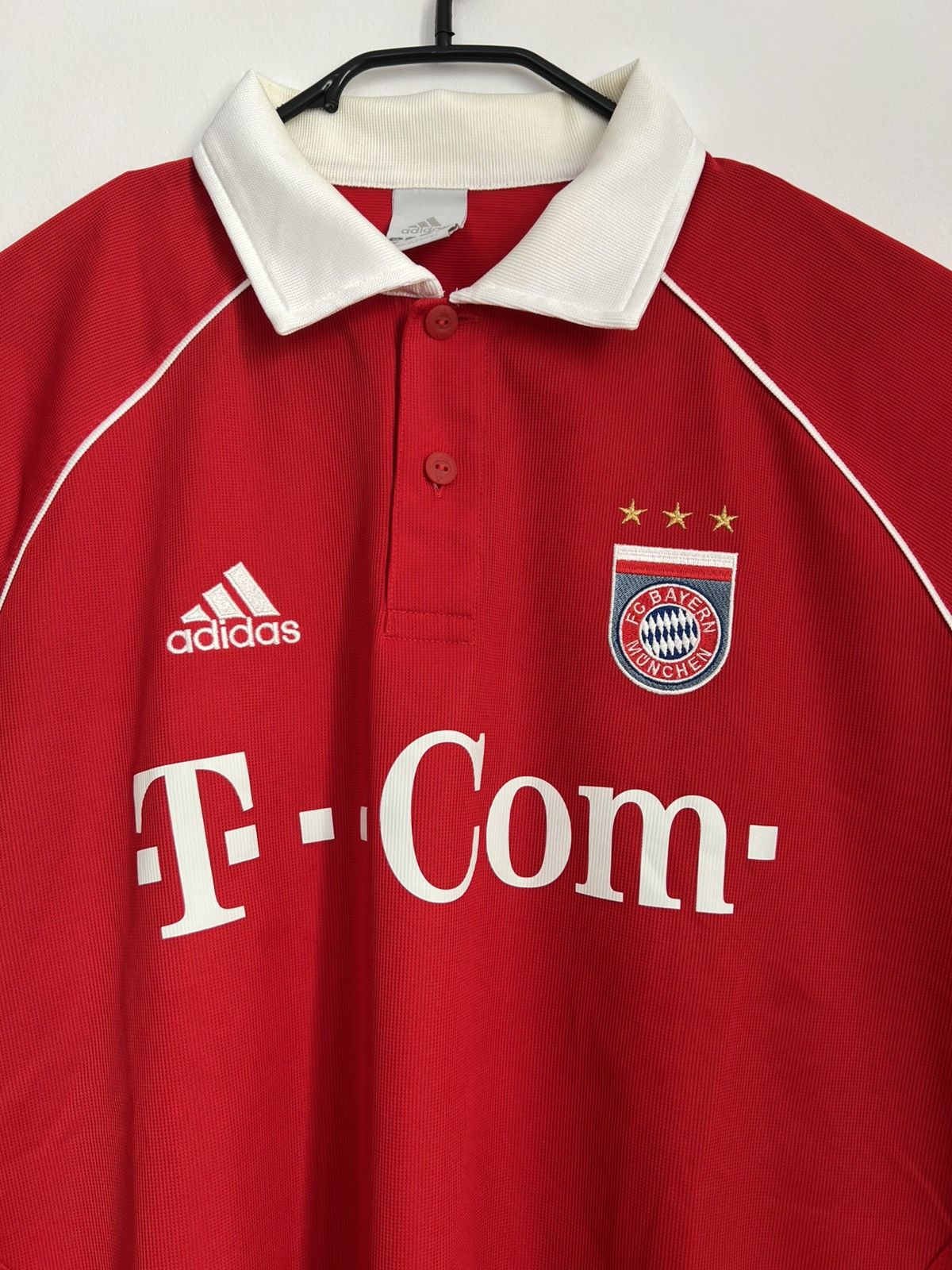 Adidas Vintage Adidas Demichelis Bayern Munich Frings Soccer Jersey Size US XL / EU 56 / 4 - 7 Thumbnail