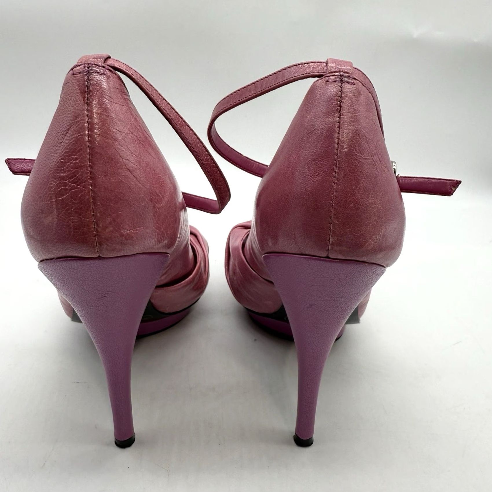 BCBGeneration BCBG-generation Women's Bow Sandal Pink Size 6 Sandal Womens Shoes Pink Bow Heel Stiletto Leather Strappy Buckle 4 in & Up Ballpark 6 Womens Size US 6 / IT 36 - 3 Thumbnail