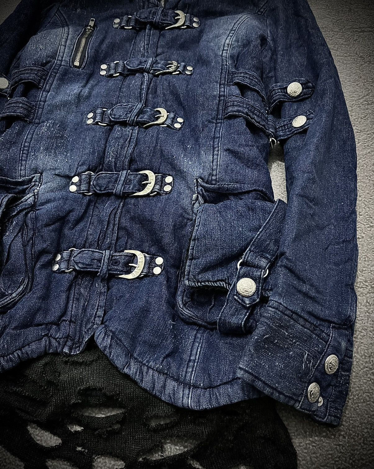 Japanese Brand Vintage Backs Bono Gothic Bondage Retro Fur Hooded Jacket Size US M / EU 48-50 / 2 - 3 Thumbnail