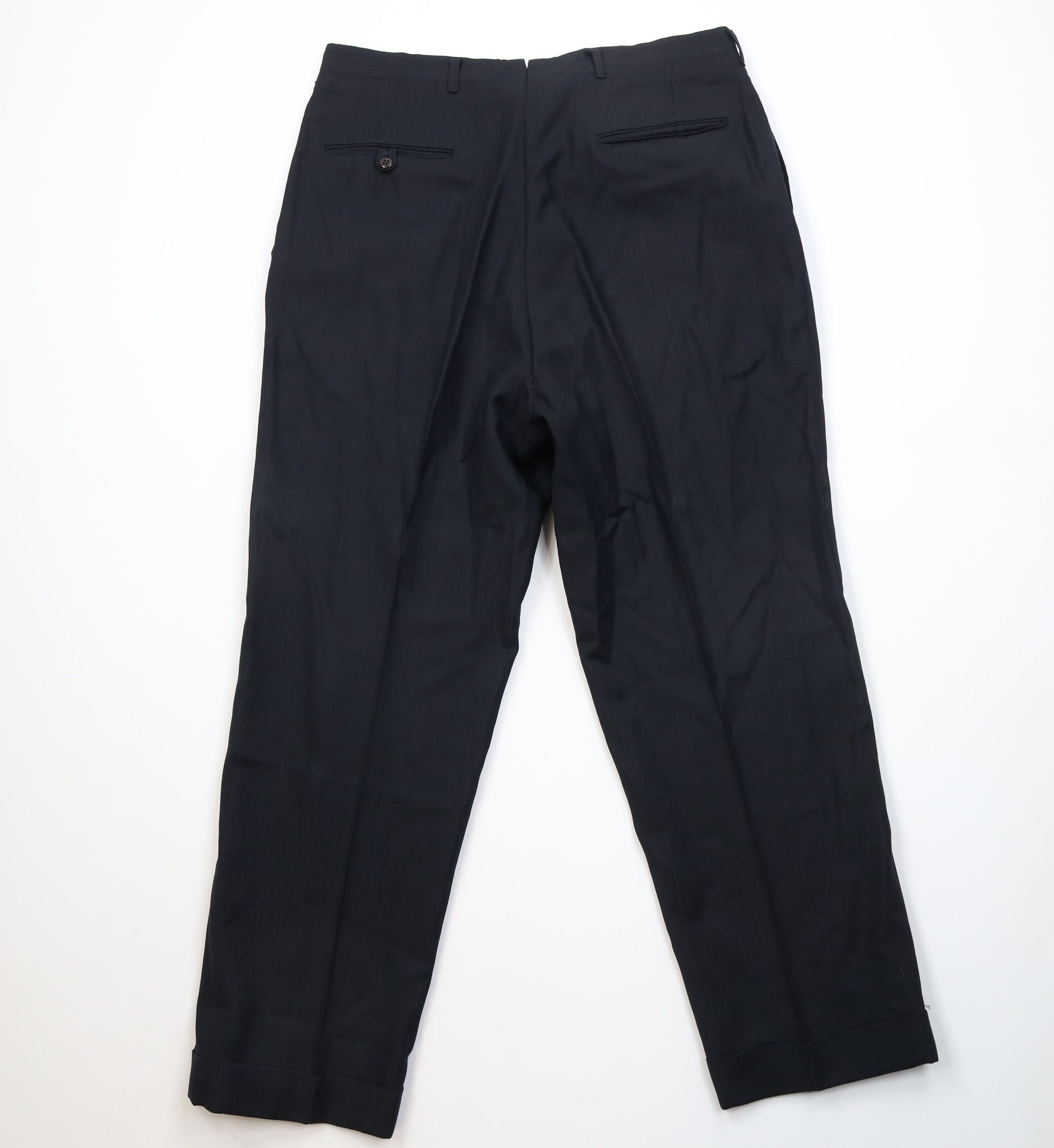 Vintage Vintage 50s Hollywood Regency Striped Chino Pants USA Size US 36 / EU 52 - 9 Thumbnail