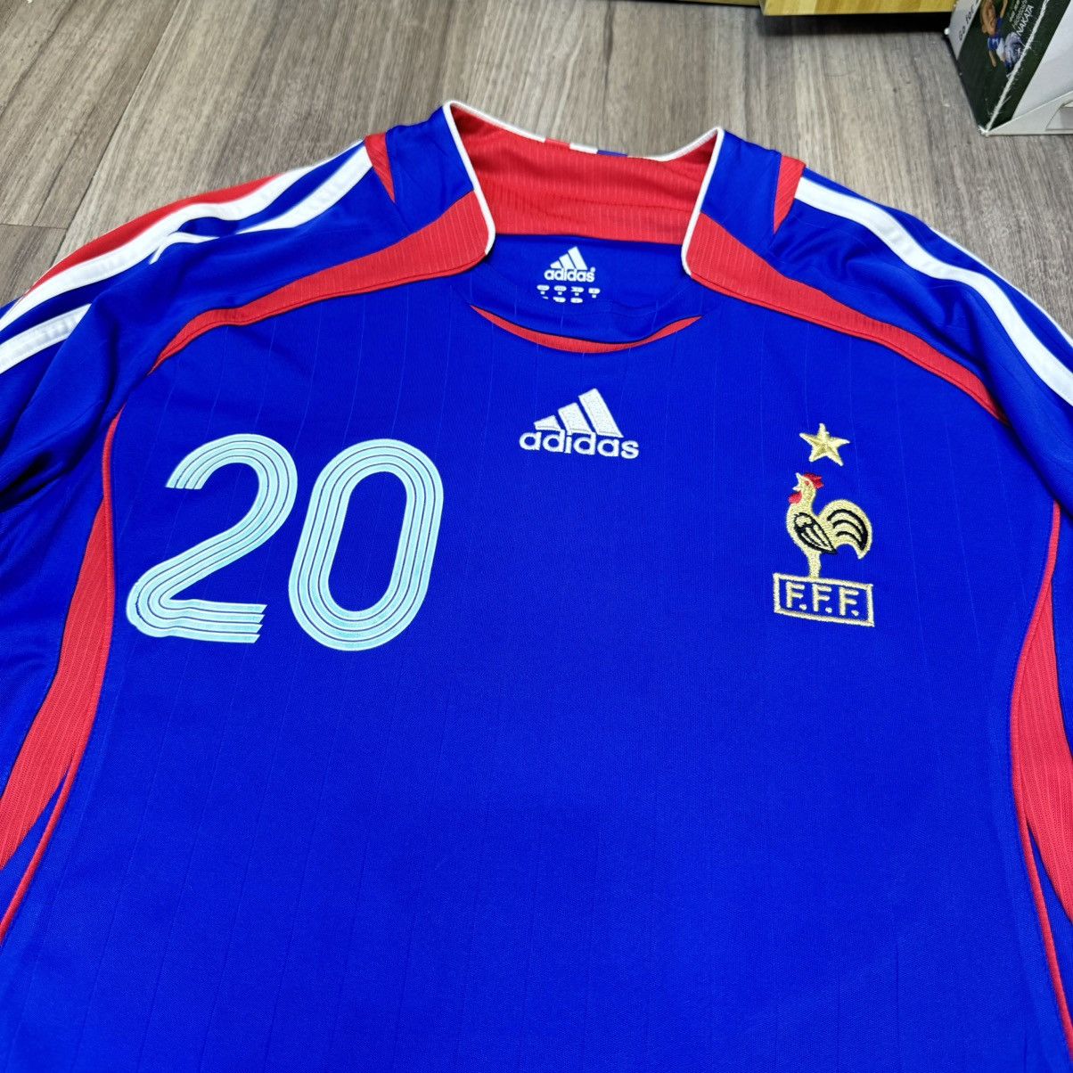 Other France World Cup 2006 home shirt #20 Trezeguet Size US M / EU 48-50 / 2 - 3 Thumbnail
