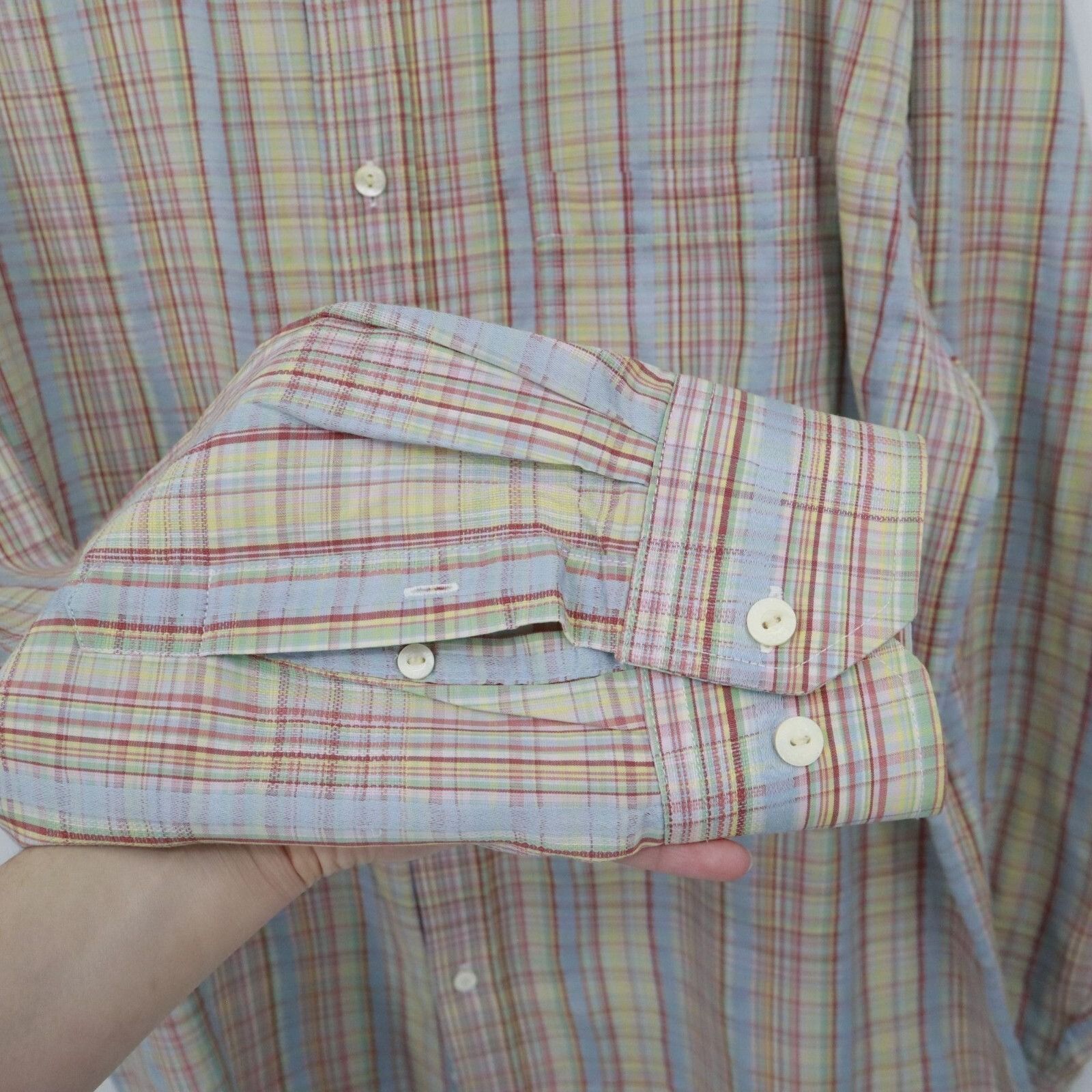 BUGATCHI Bugatchi Uomo Plaid Button Down Shirt Mens XL Multi Preppy Size US XL / EU 56 / 4 - 10 Thumbnail