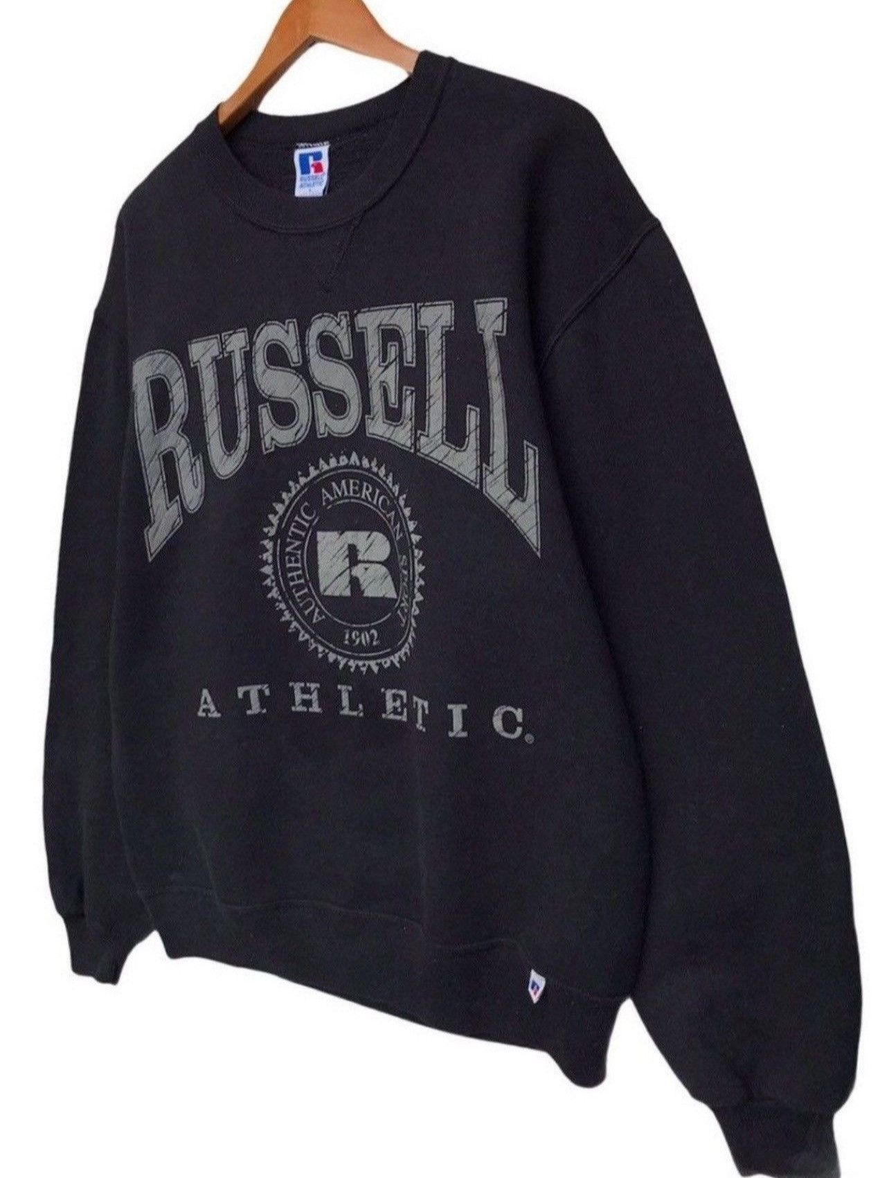 Russell Athletic Vintage Russell Athletic Spellout Baggy Boxy Sweatshirt Size US L / EU 52-54 / 3 - 2 Thumbnail