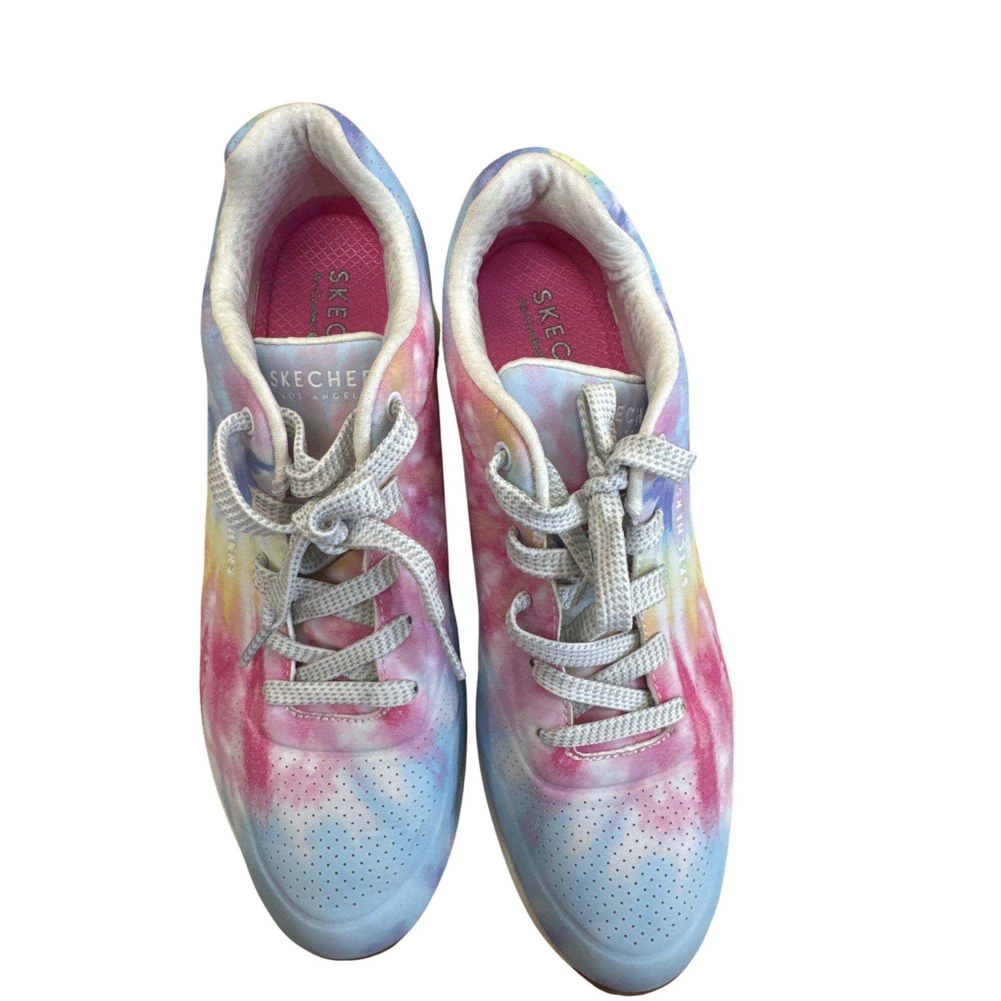 SKECHERS Skechers Womens Tie-Dye Athletic Sneakers Lace-Up Comfort Sh Size US 11 / IT 41 - 8 Thumbnail