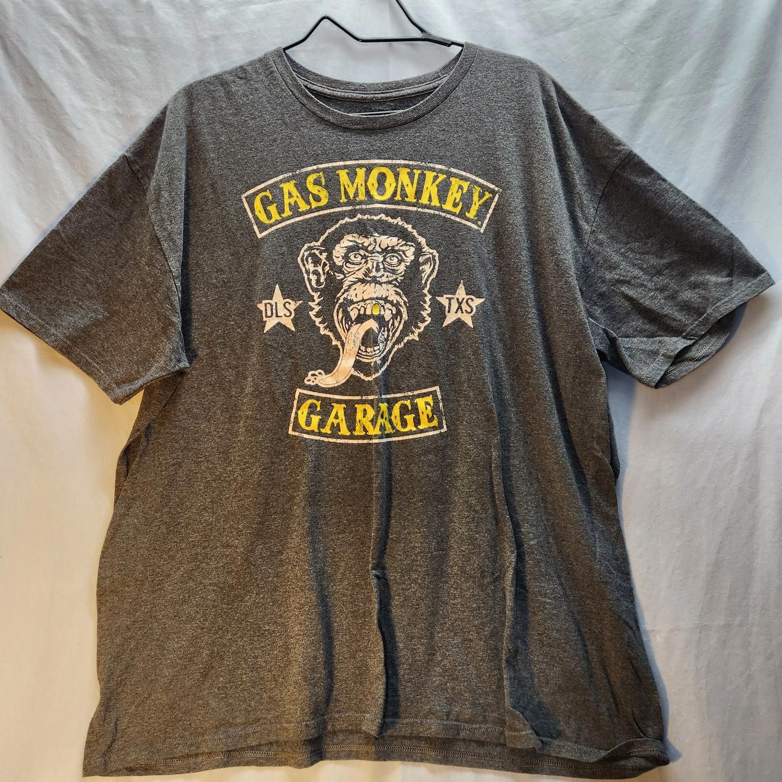 Designer Gas Monkey Garage Logo Grey T Shirt Sz. 3XL Size US XXL / EU 58 / 5 - 1 Thumbnail