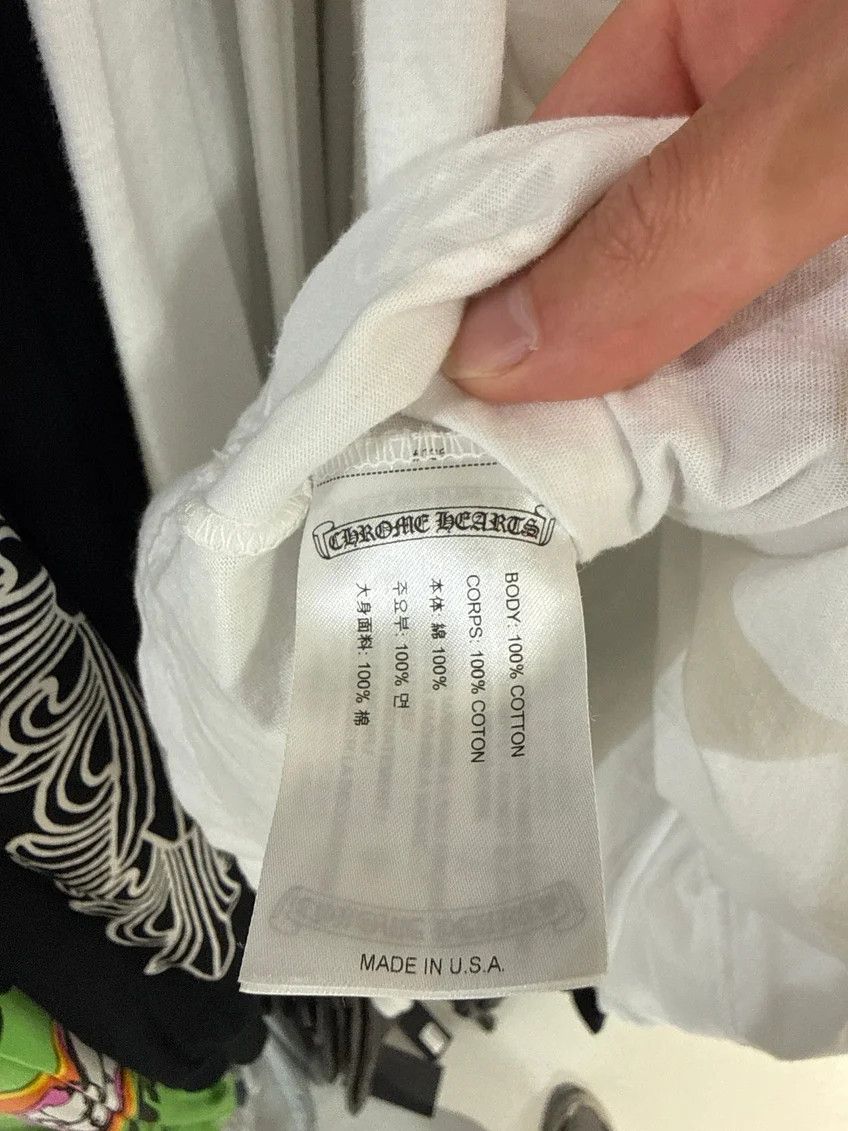 Chrome Hearts Chrome Hearts Neck Logo Letters Sleeve L/S T-Shirt White Size US M / EU 48-50 / 2 - 3 Thumbnail