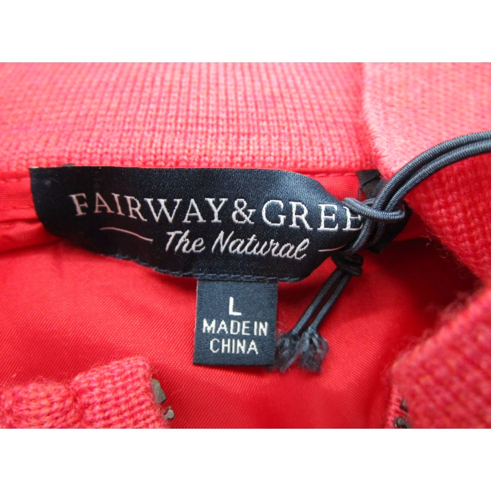 Vintage Fairway & Greene Vest Shirt Men L Lined Merino Wool 1/4 Zip Golf Coral 90s Nature N/A Size US L / EU 52-54 / 3 - 4 Thumbnail