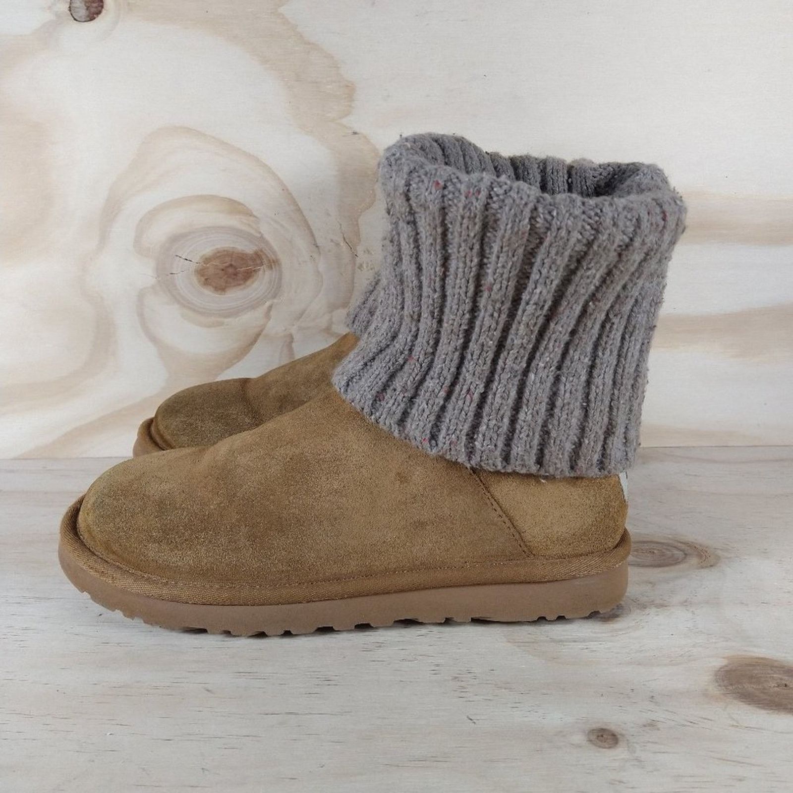 Ugg UGG Australia - ''Cambridge'' - Boots - Brown/Gray Women's 7 Size US 7 / IT 37 - 4 Thumbnail