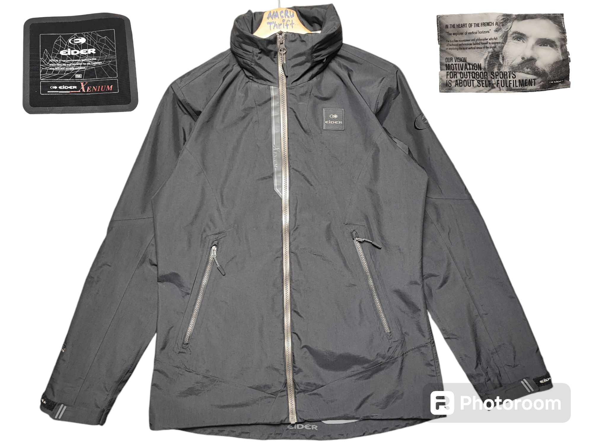 Japanese Brand Hiking Jacket Eider Xenium Waterproof Size US M / EU 48-50 / 2 - 1 Thumbnail