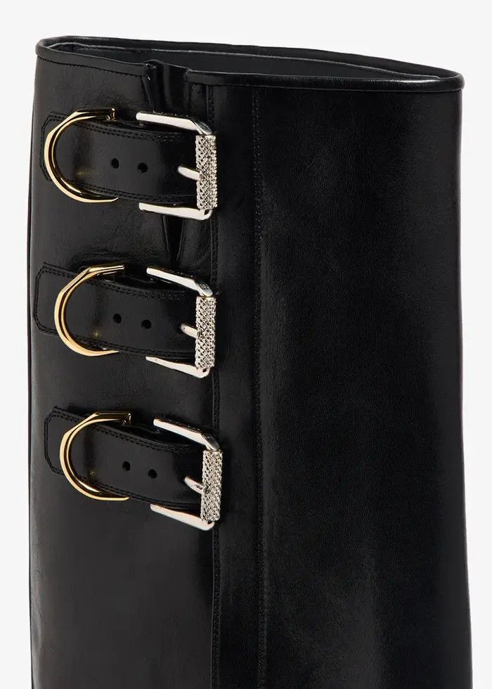 Givenchy o1lv12m0526 Shark Lock Buckles Boots in Black Size US 12 / IT 42 - 4 Thumbnail