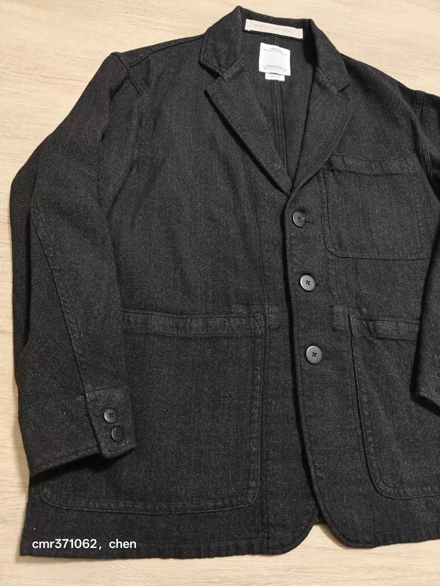 Visvim VISVIM 26SS RAILWOOD JKT Wool & Hemp Twill Jacket Size US M / EU 48-50 / 2 - 3 Thumbnail