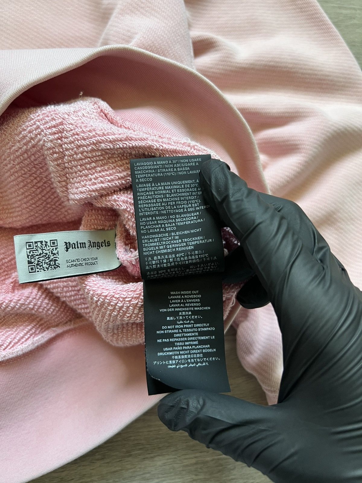 Palm Angels Palm Angels Pink Dancing Bears Logo Oversized Hoodie S Size Size US S / EU 44-46 / 1 - 12 Thumbnail