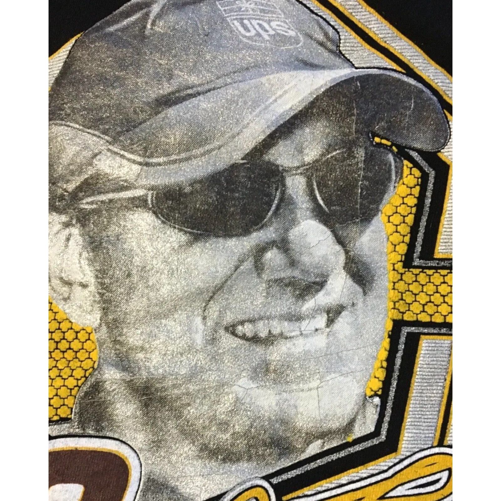 Chase Authentics VINTAGE NASCAR Dale Jarrett Faded All Over Print Shirt M Chase Authentics M Black All Over Print 90s Racing Car USA Mens Size US M / EU 48-50 / 2 - 5 Thumbnail