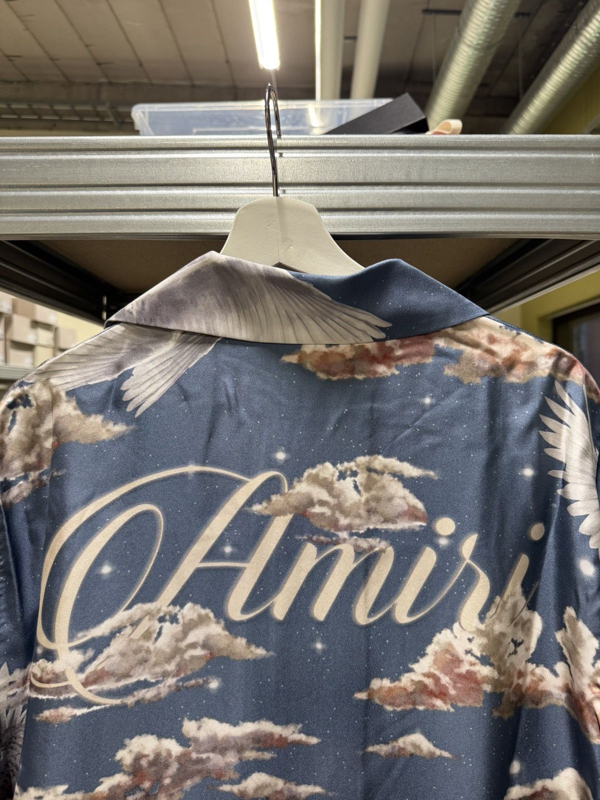 Amiri Amiri Pegasus Bowling Silk Shirt NEW 1100$ Size US S / EU 44-46 / 1 - 4 Thumbnail
