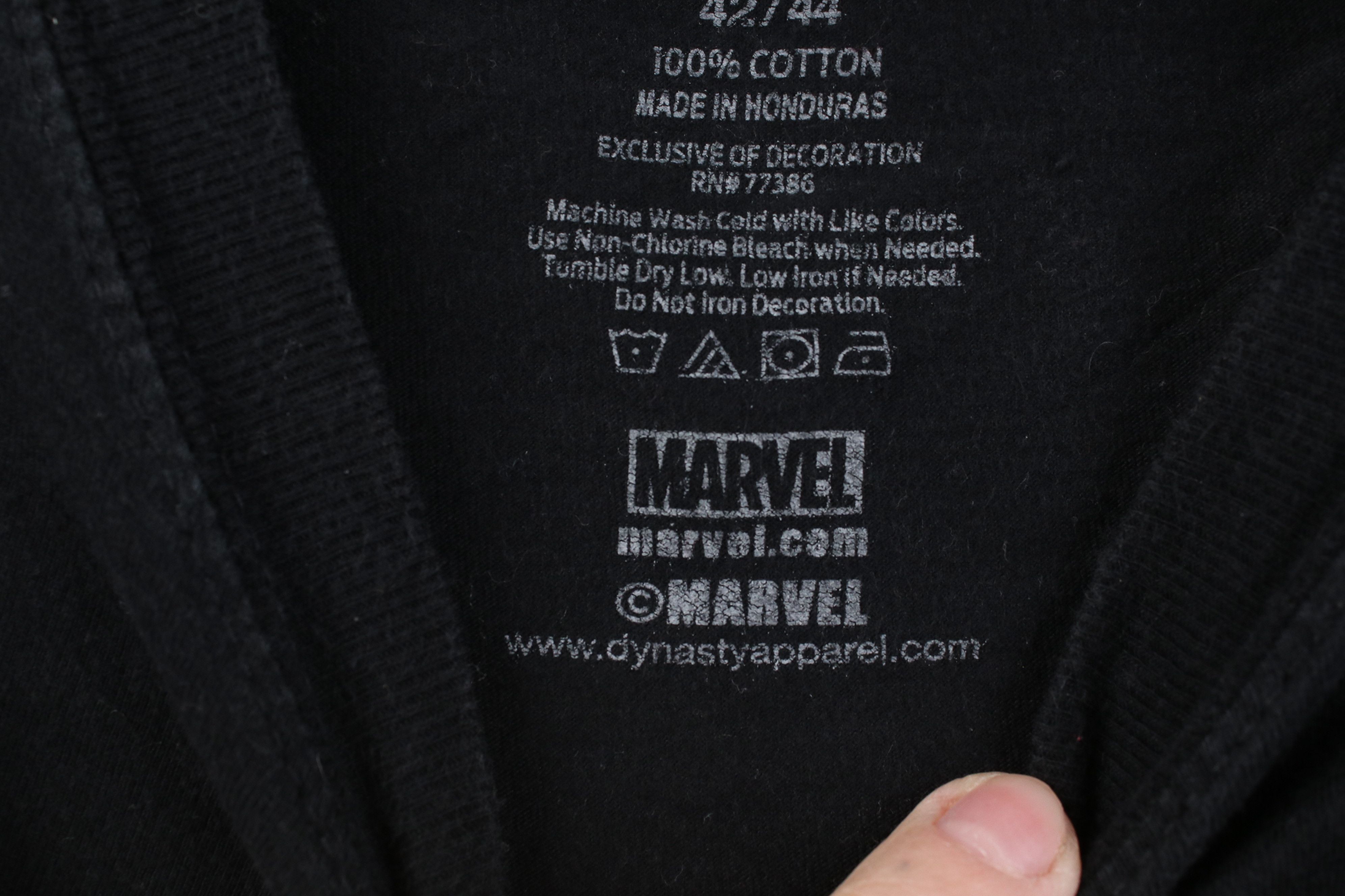 Vintage Vintage Y2K Marvel Comics Skull Camouflage T-Shirt Black Size US L / EU 52-54 / 3 - 10 Thumbnail