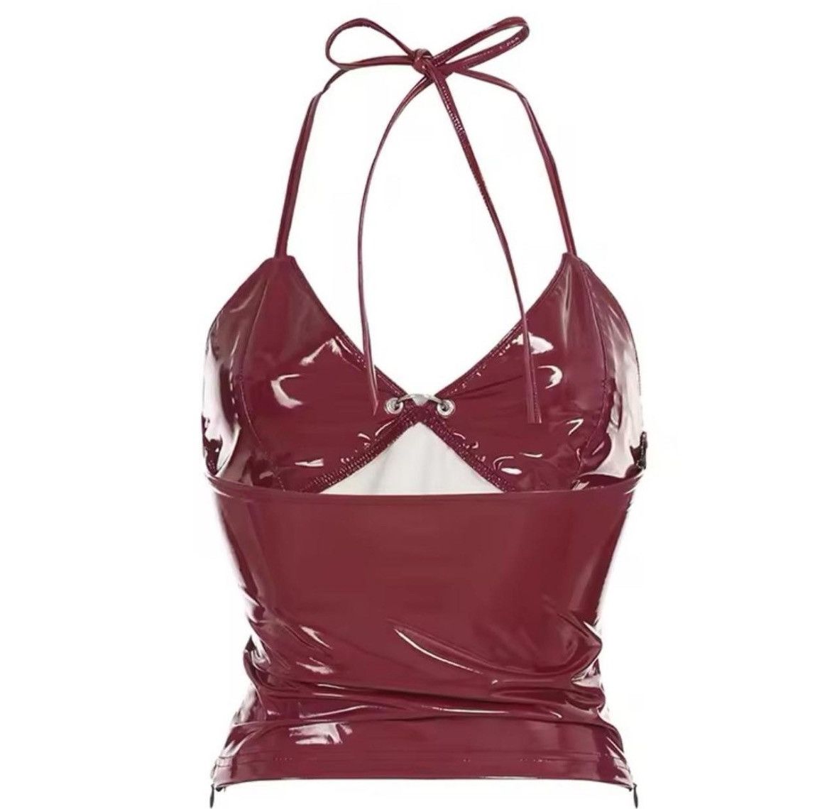 Other Red Latex Crop top Size M / US 6-8 / IT 42-44 - 5 Thumbnail