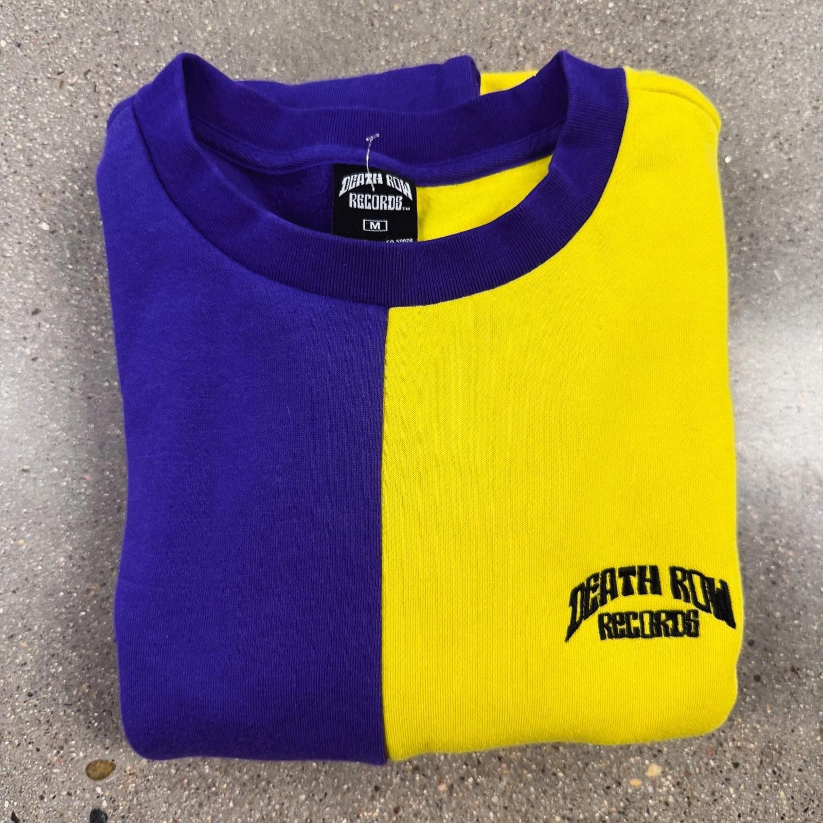 Death Row Records Death Row Records Sweatshirt Mens M Colorblock Crewneck Size US M / EU 48-50 / 2 - 11 Thumbnail