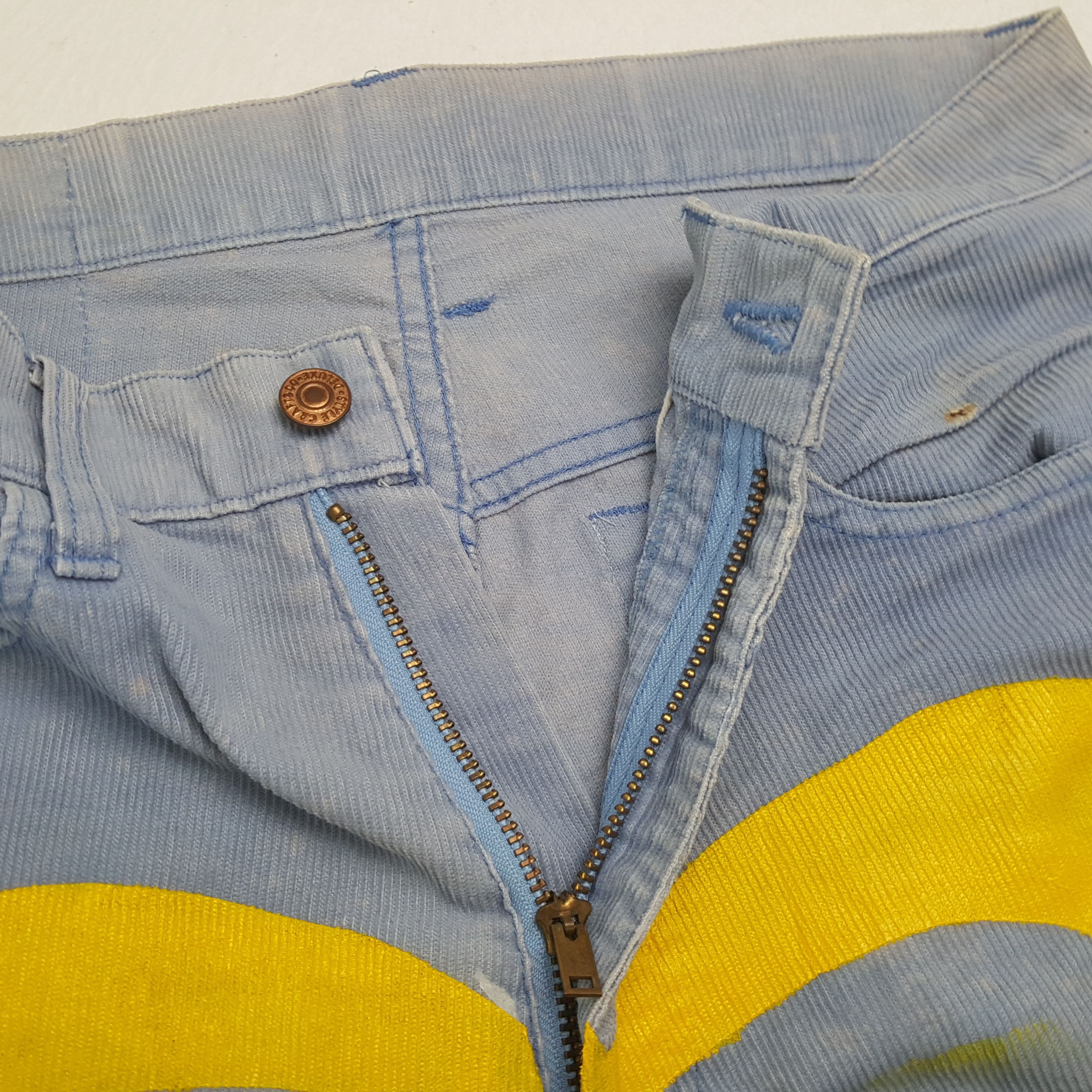 Japanese Brand × Vintage EVISU Japanese Brand Custom Daicock Style Velvet Jeans Size US 28 / EU 44 - 12 Thumbnail