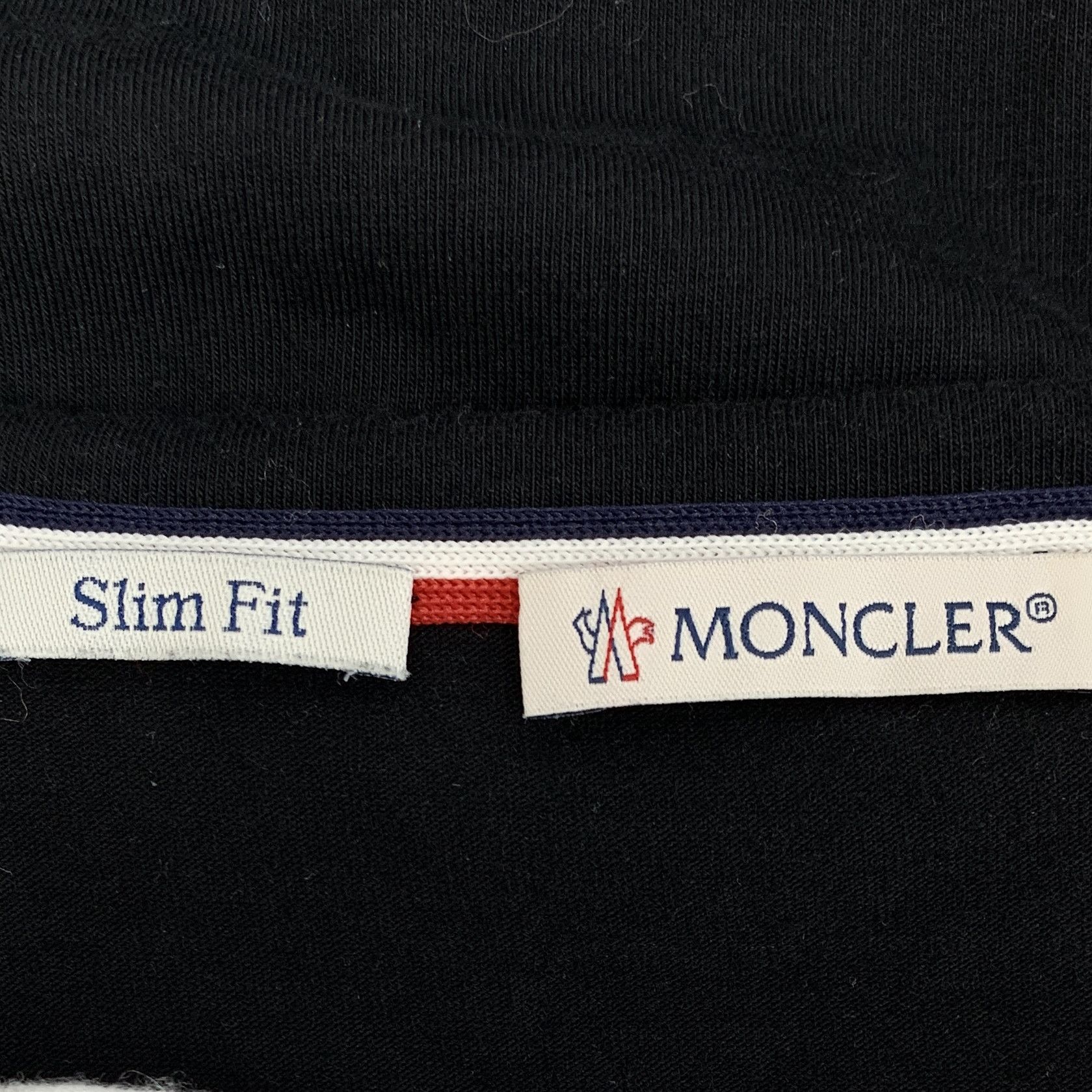 Moncler Moncler Logo Cotton T-Shirt Black (L) Size US L / EU 52-54 / 3 - 6 Thumbnail