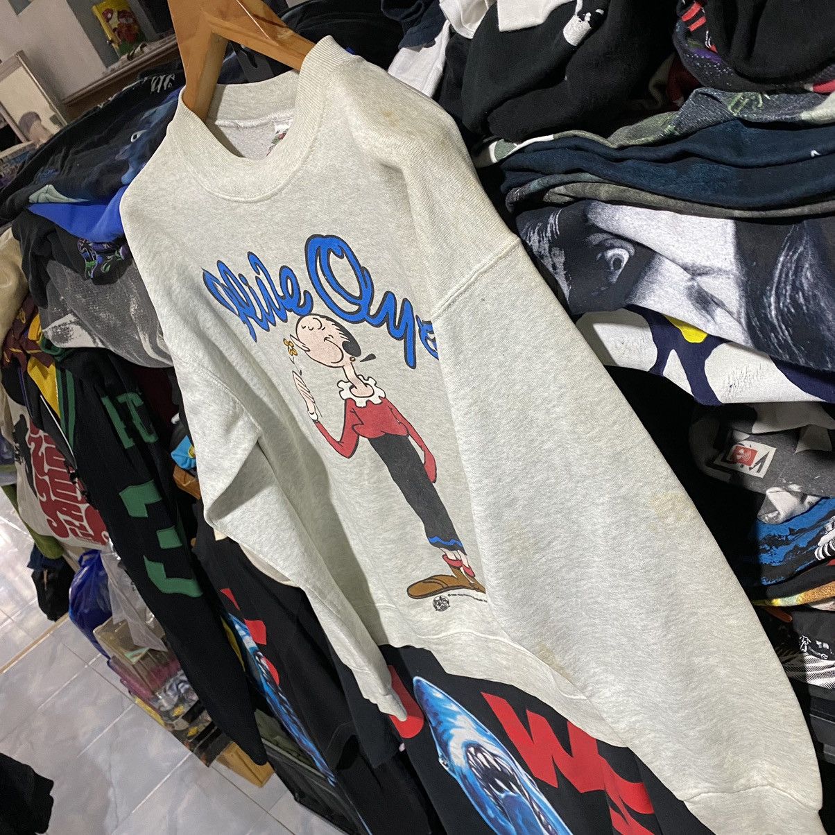 Cartoon Network Vtg 90S OLIVE OYL POPEYE Sweatshirt Size US M / EU 48-50 / 2 - 10 Thumbnail
