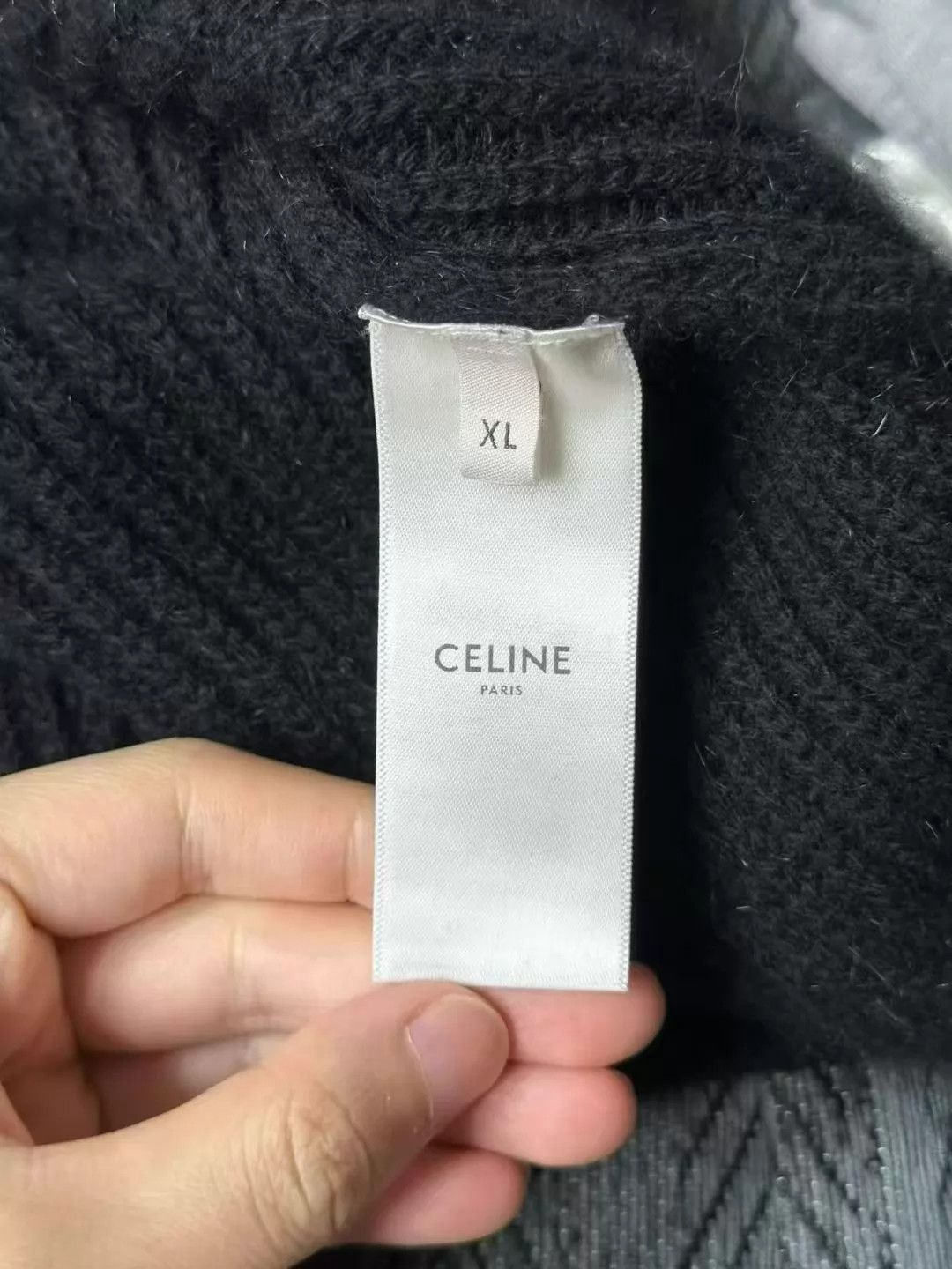 Celine Celine Black It Sweater XL New with Tags Size US XL / EU 56 / 4 - 3 Thumbnail