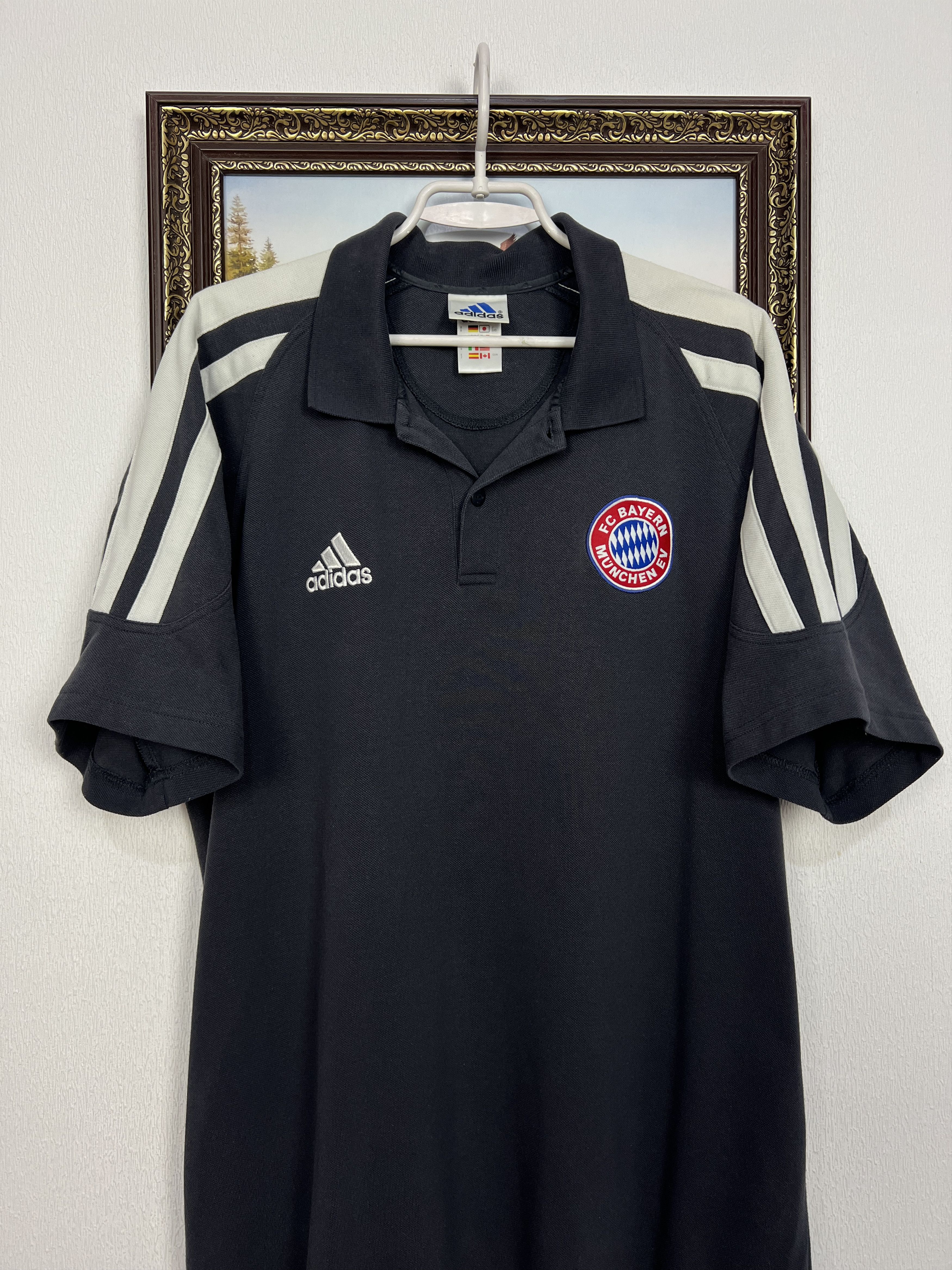 Adidas Bayern Munich Football Train Polo Shirt Jersey Trikot Size US XL / EU 56 / 4 - 2 Thumbnail