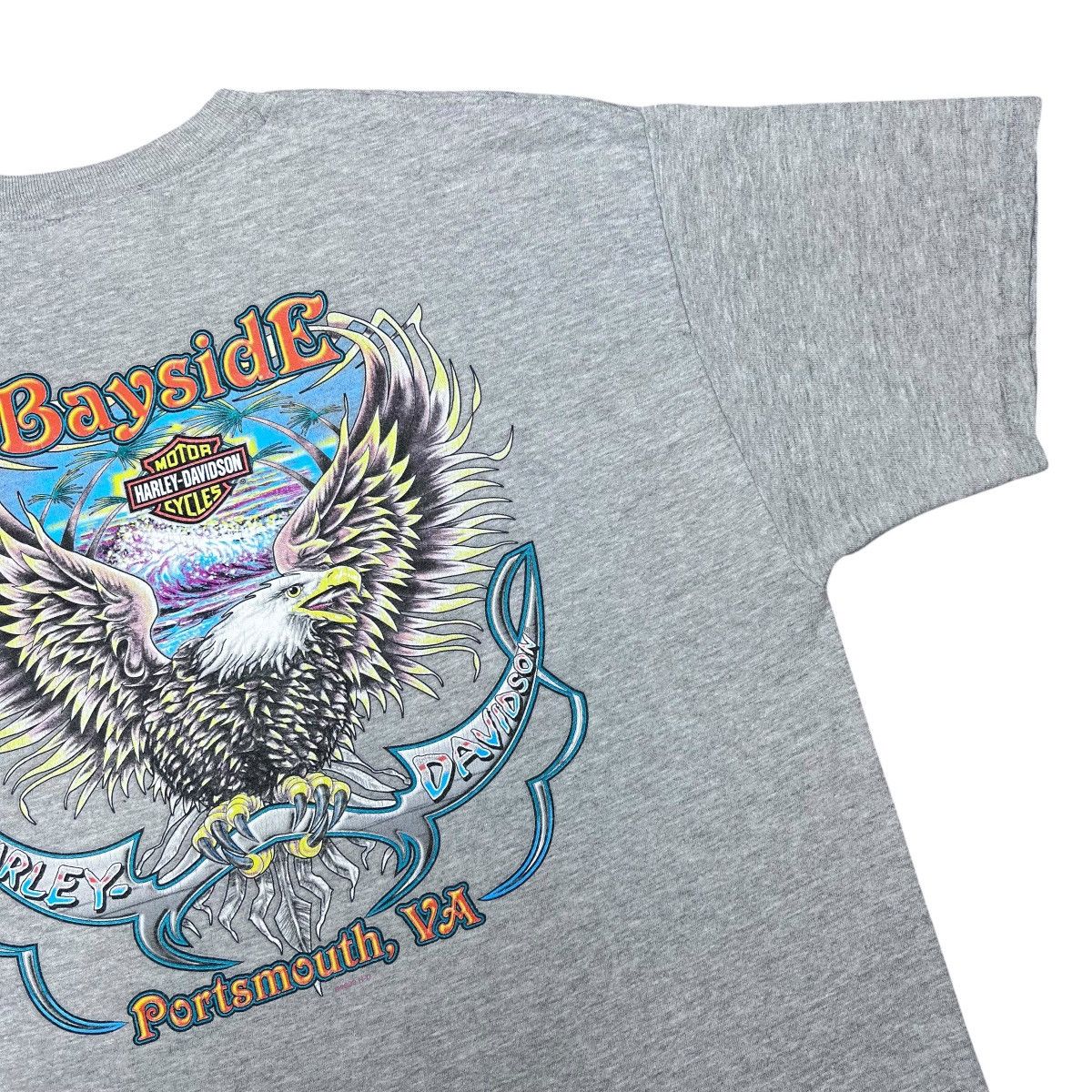 Harley Davidson Vintage 2000 Harley Davidson Portsmouth Virginia Eagle Tee Size US L / EU 52-54 / 3 - 11 Thumbnail