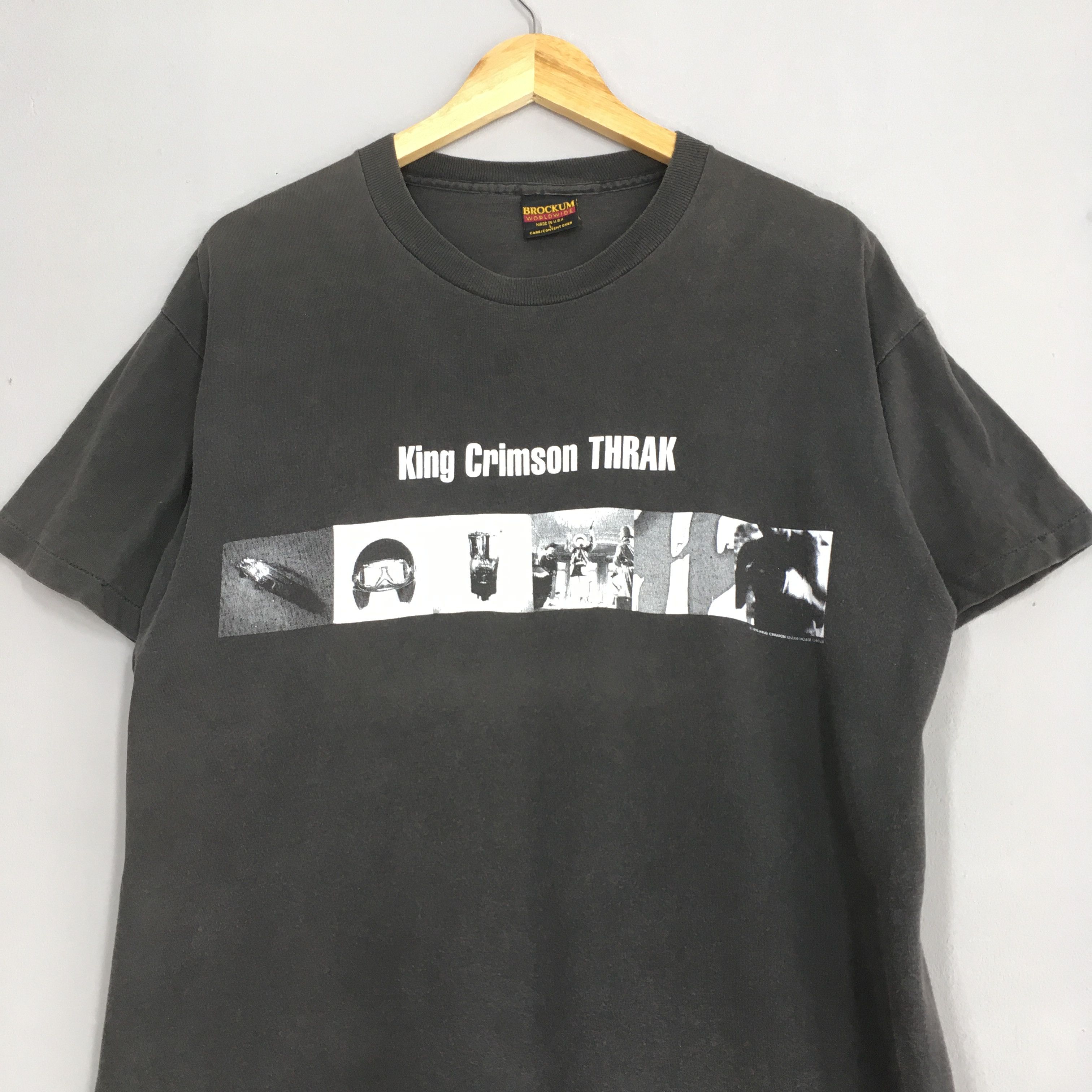 Band Tees × Vintage Vintage 1995 King Crimson Thrak Tshirt Large Size US L / EU 52-54 / 3 - 2 Thumbnail