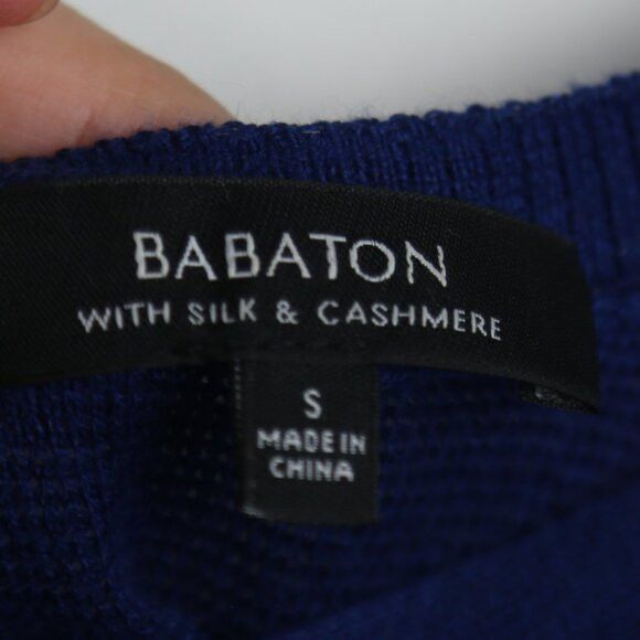 Aritzia Aritzia Babaton Bailey Tie Back Silk Cashmere Knit Sweater Size S / US 4 / IT 40 - 6 Thumbnail