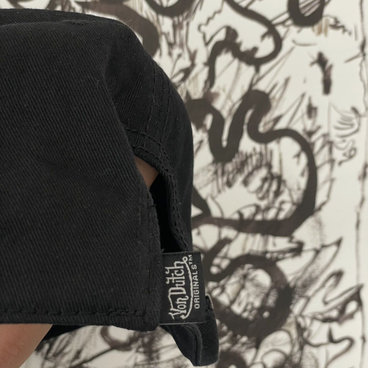 Von Dutch Vintage Von Dutch patch logo Black cap y2k Size ONE SIZE - 7 Thumbnail