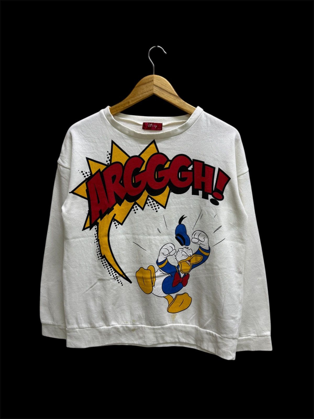 Disney Vintage Disney Donald Duck Sweatshirt Size L / US 10 / IT 46 - 1 Thumbnail