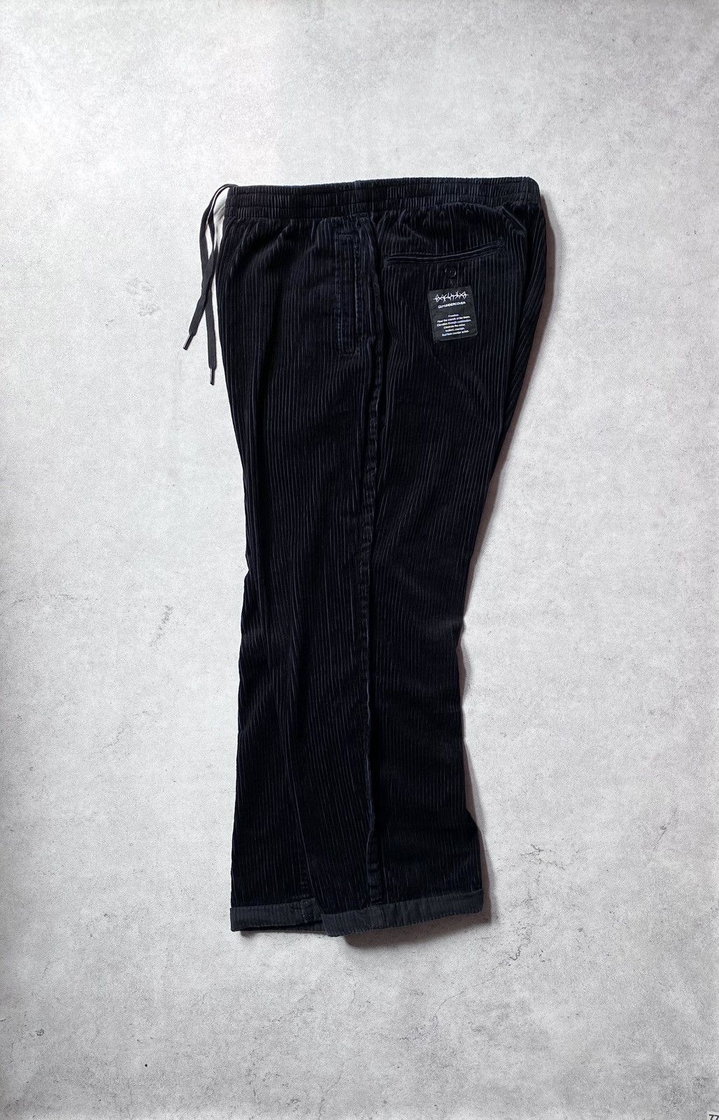 GU × Undercover GU x UNDERCOVER CORDUROY PANT BLACK Size US 34 / EU 50 - 2 Thumbnail