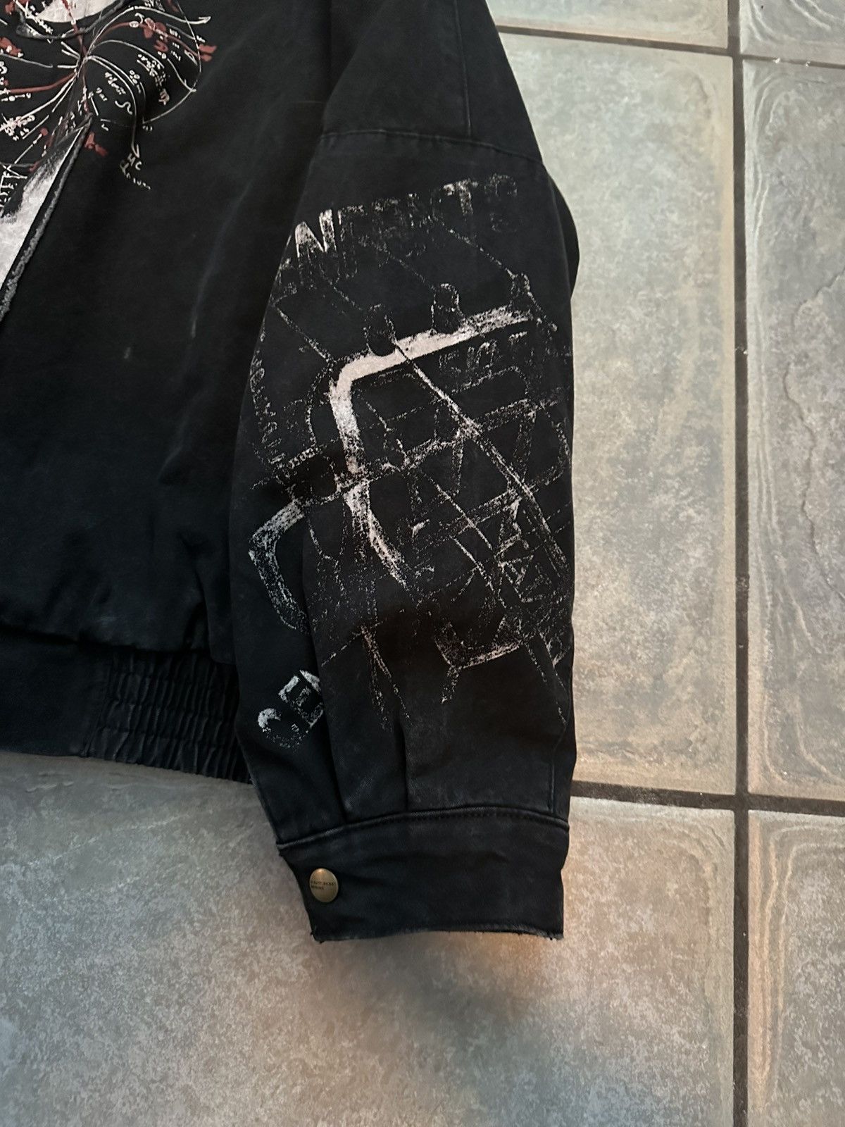 Enfants Riches Deprimes Enfants Riches Déprimés Black CONSTRUCTIVIST HUNTING JACKET Size US L / EU 52-54 / 3 - 17 Thumbnail