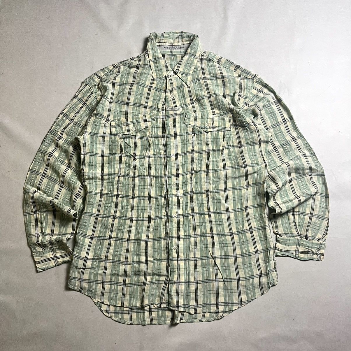 Marithe + Francois Girbaud 90s Marithe Francois Girbaud Pleats Shirt “Two Blend” Size US L / EU 52-54 / 3 - 1 Thumbnail
