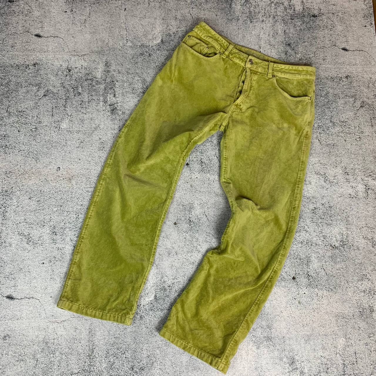 Etro Etro Corduroy Pants Men's Size 33 Green Cotton ` Size US 33 - 1 Thumbnail