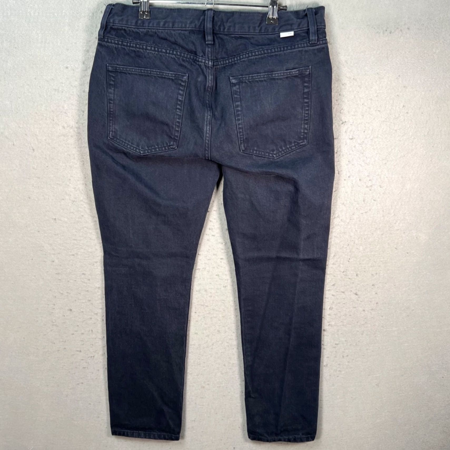 Outerknown Outerknown Jeans Men 31 x 30 Blue Dark Wash Organic Cotton Drifter Tapered Denim 5-Pocket Block Slim Regular Short Vintage No Size US 31 - 2 Thumbnail