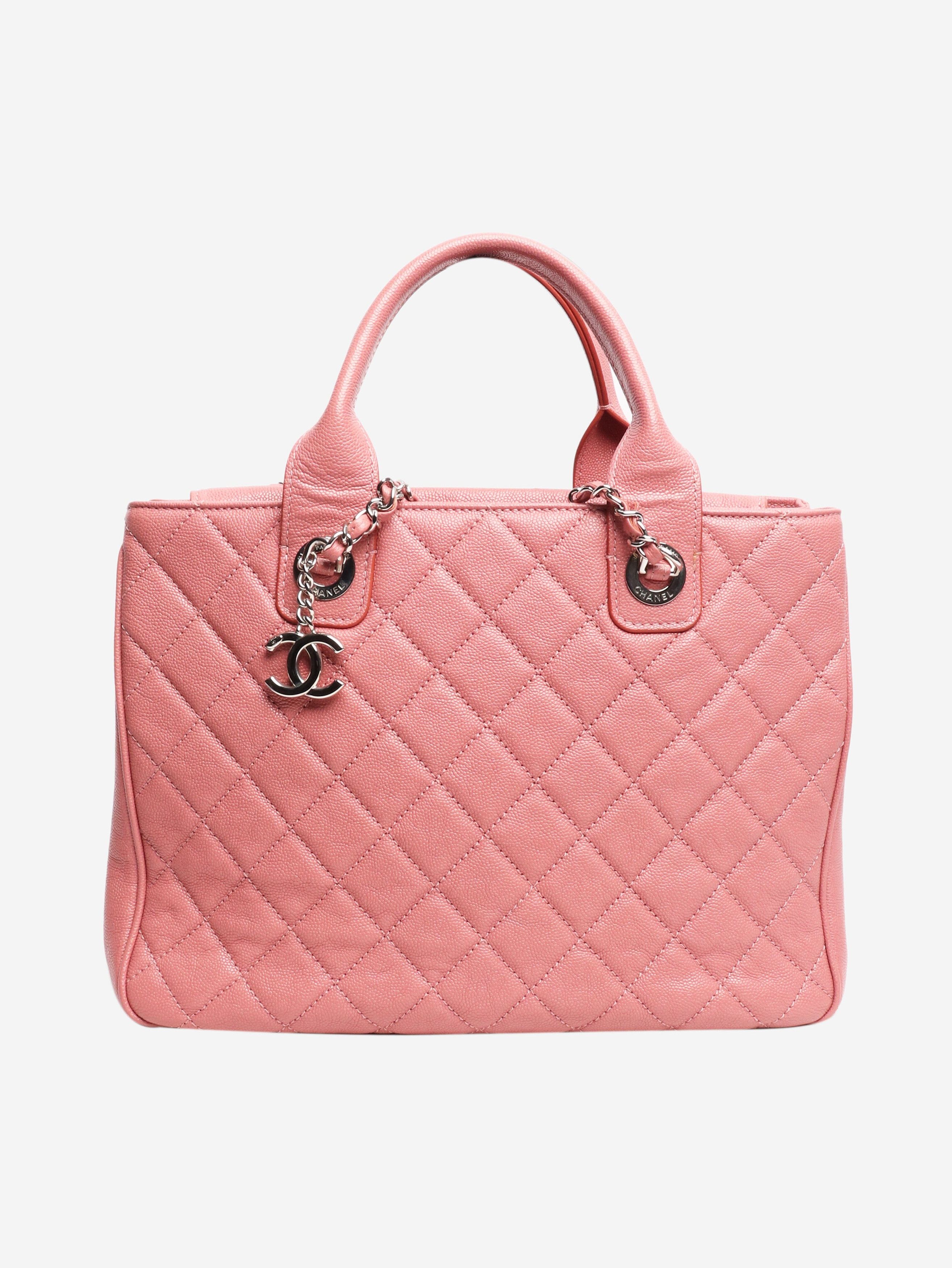 Chanel Pink Caviar leather tote bag Size ONE SIZE - 1 Thumbnail