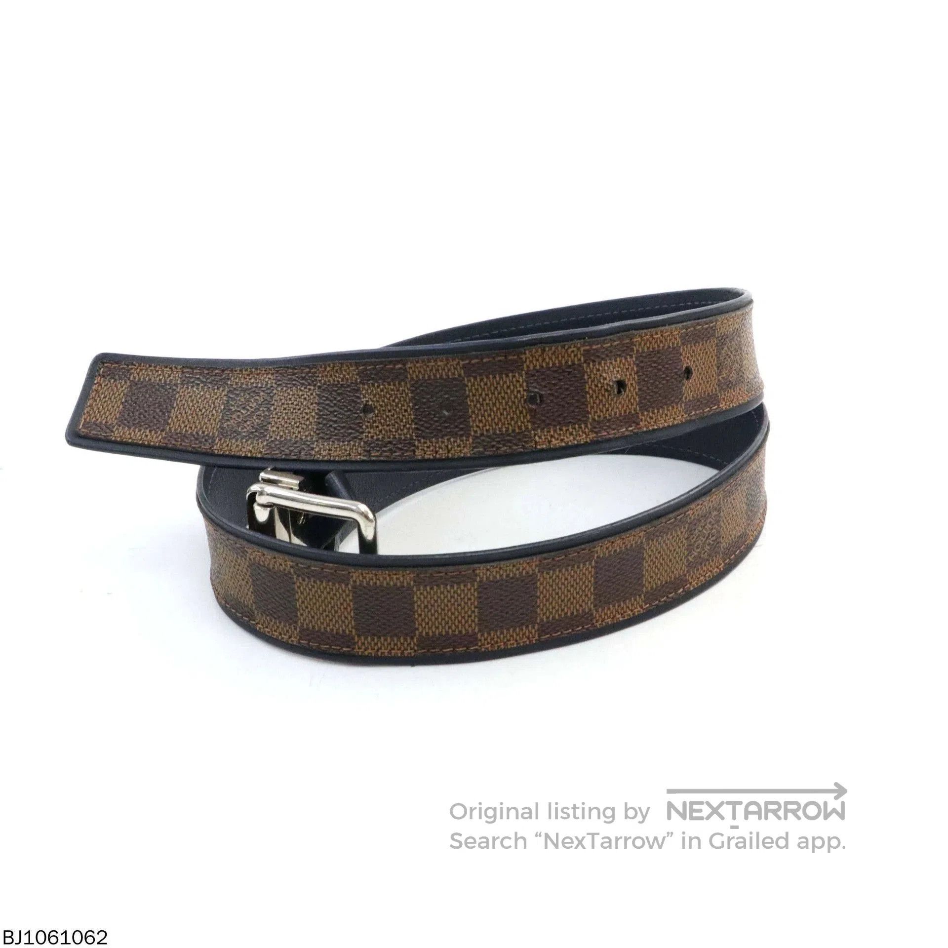 Louis Vuitton louis vuitton checkered buckle belt size 85 Size ONE SIZE - 5 Thumbnail