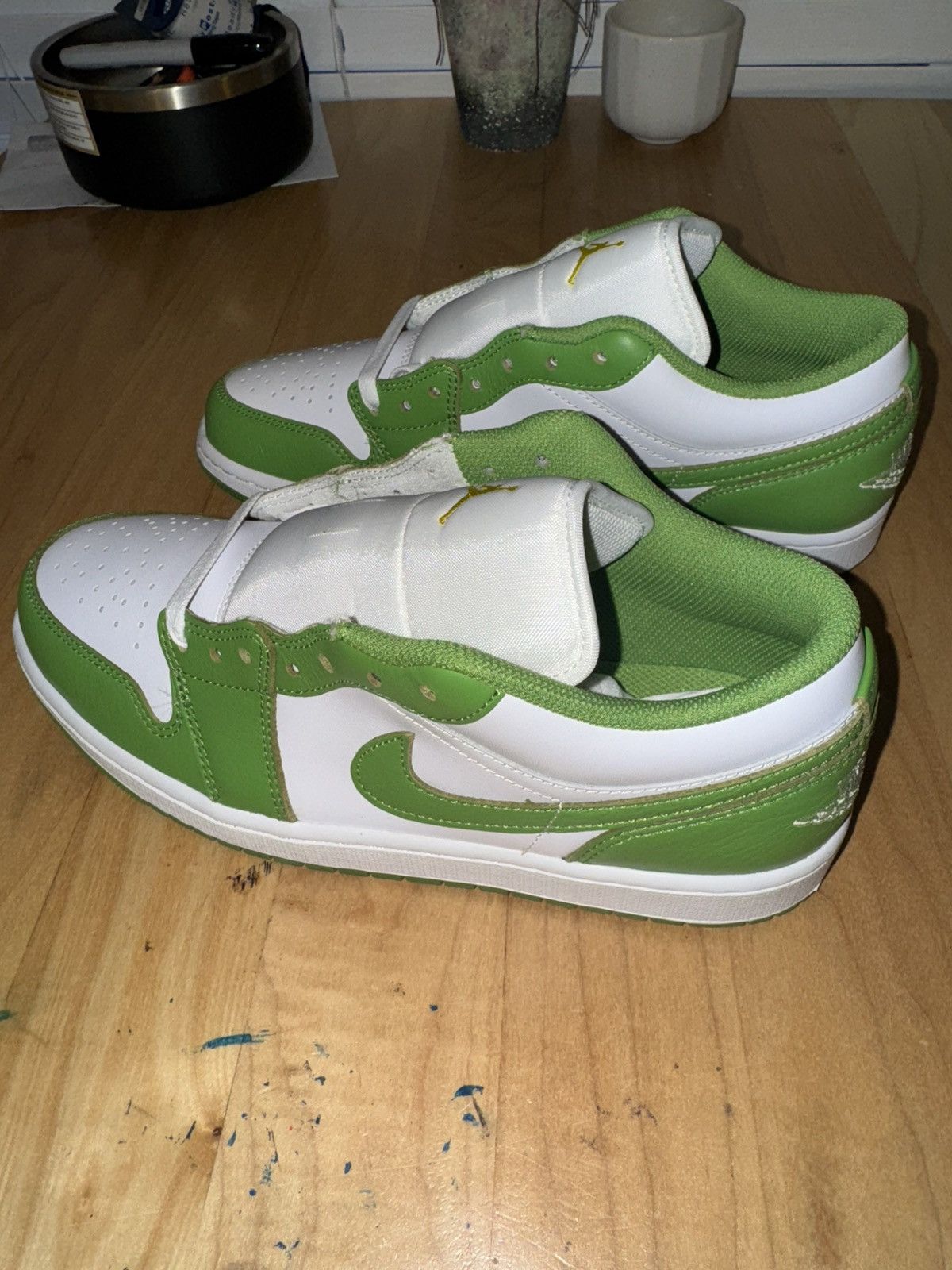 Jordan Brand × Nike Jordan 1 Low SE Chlorophyll Size US 9.5 / EU 42-43 - 2 Thumbnail