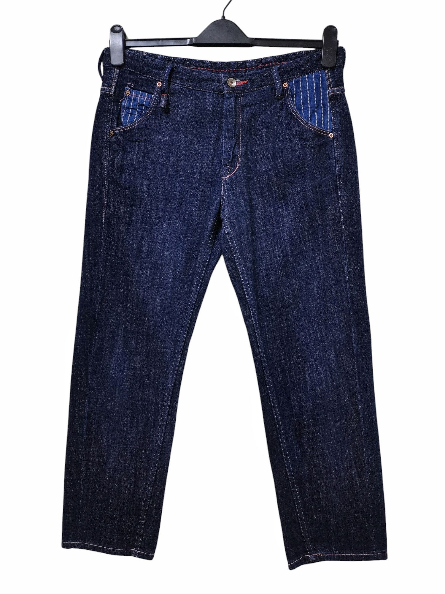 PHENOMENON 🇯🇵Phenomenon🇯🇵Hybrid Wabash Pocket Japan Denim Jeans Size US 32 / EU 48 - 3 Thumbnail